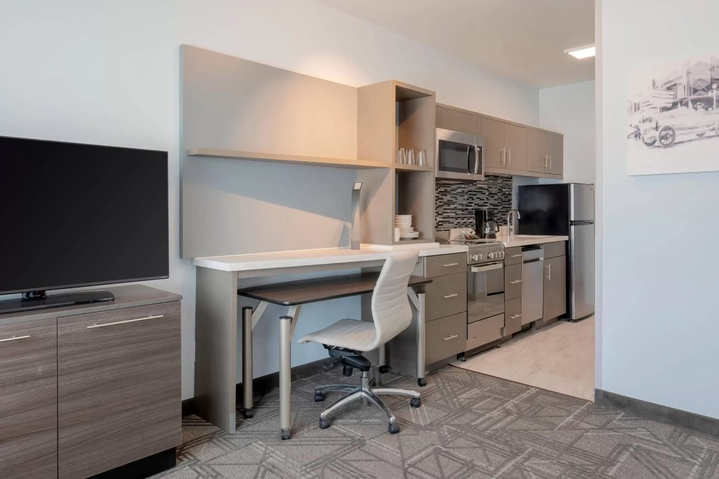 Bedroom, Kitchen/Kitchenette in TownePlace Suites Amarillo West/Medical Center