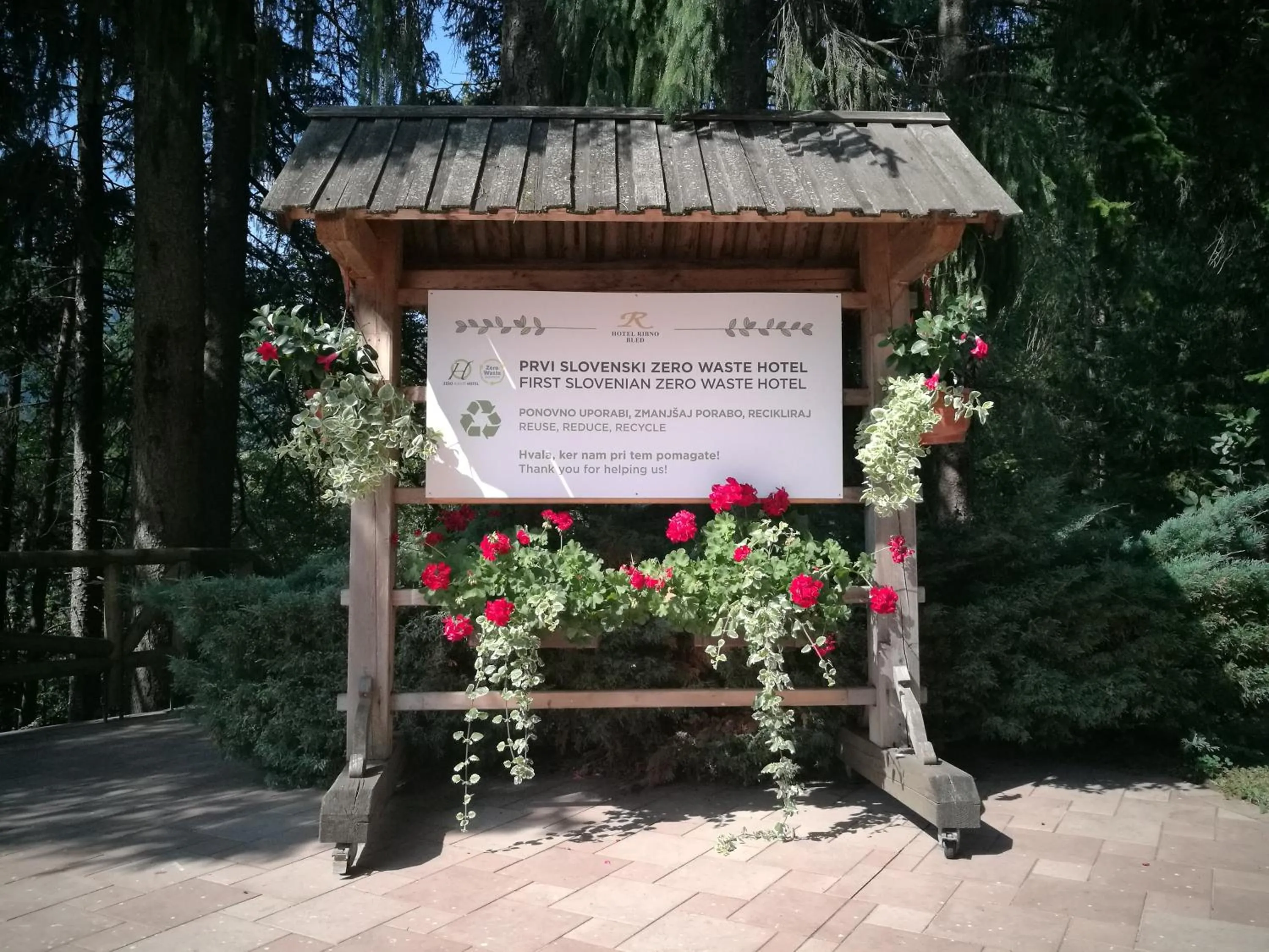 Property building in Ribno Alpine Hotel