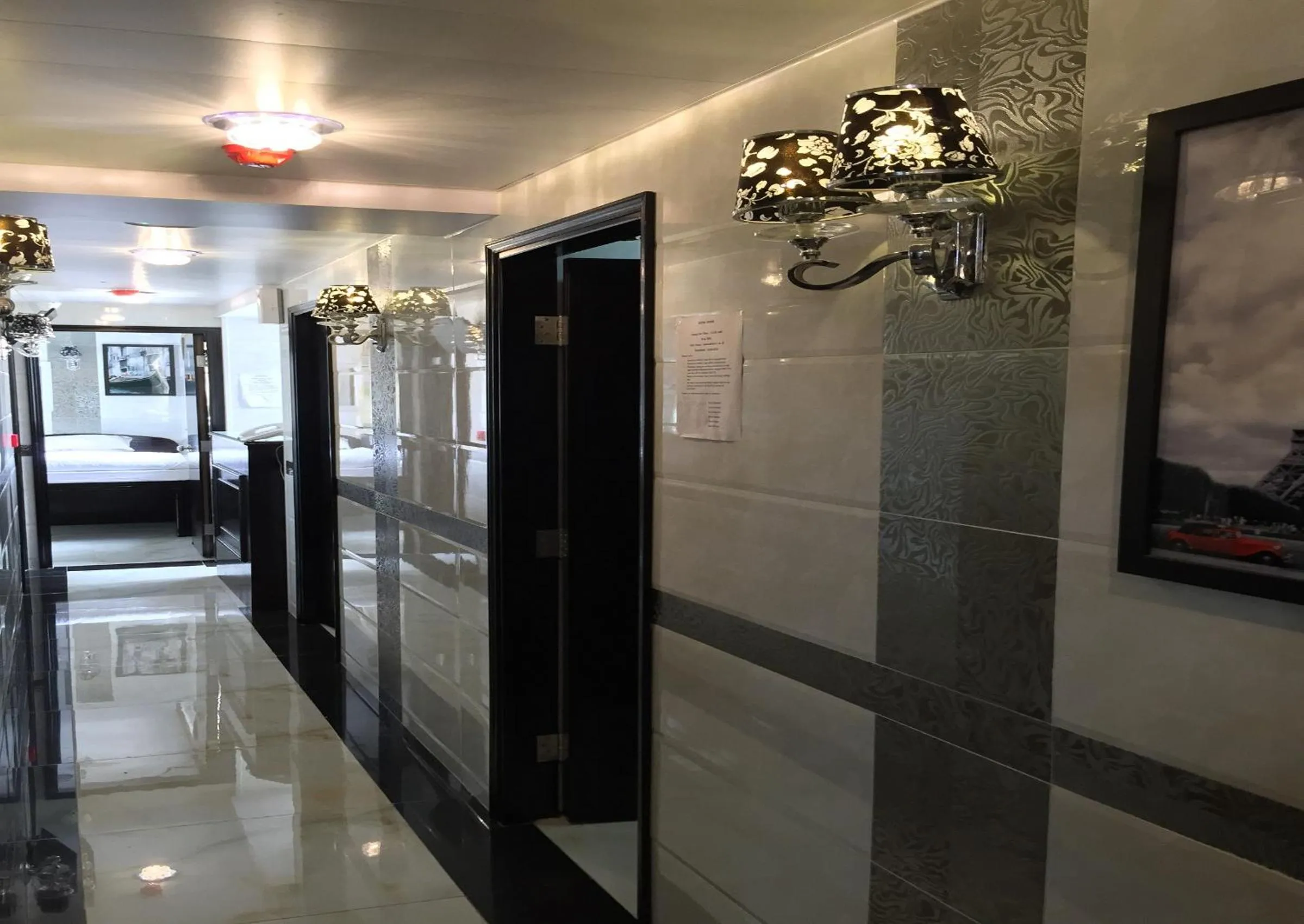 Decorative detail in Hostel Venus