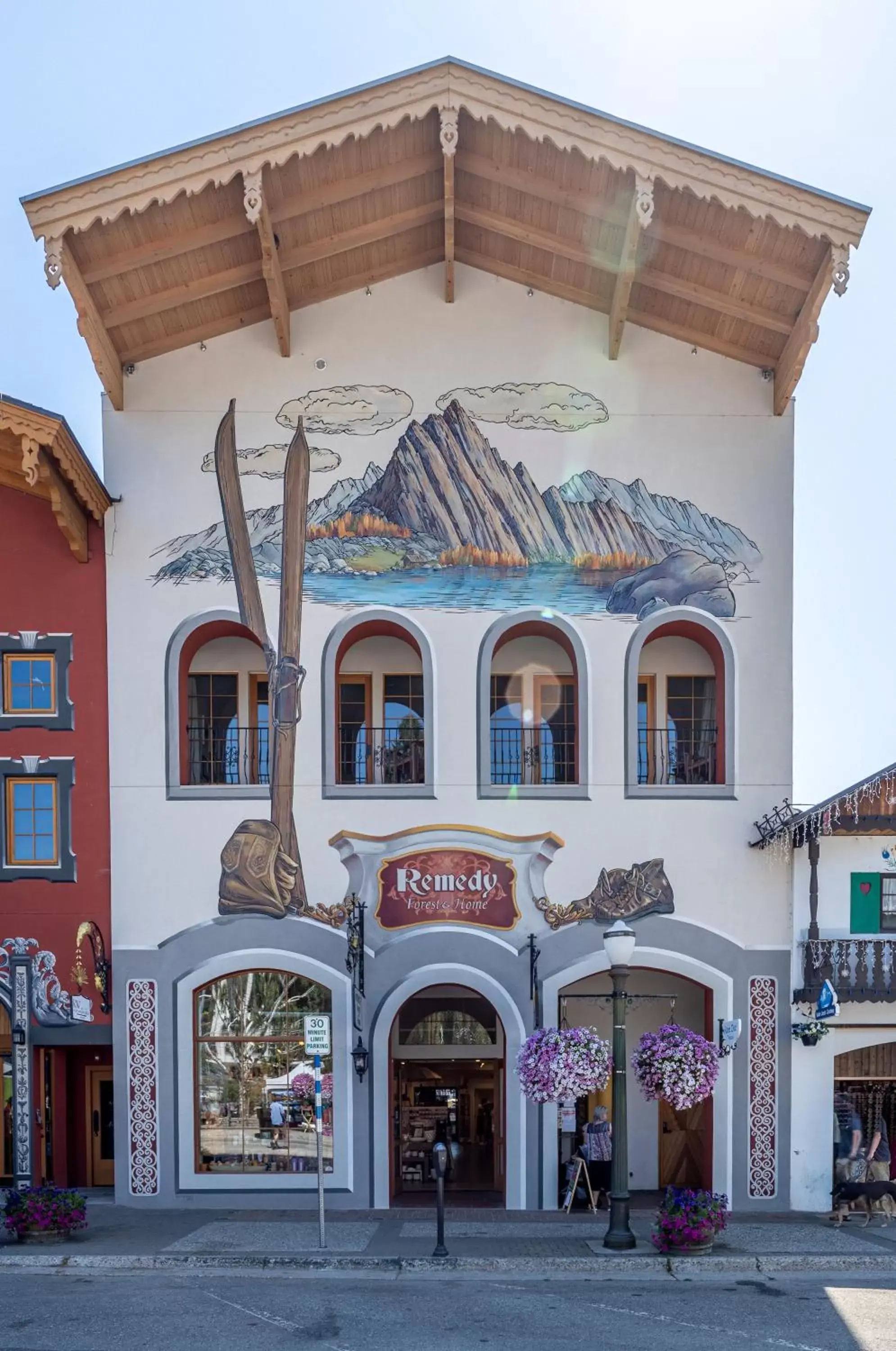 Property Building in Alpen Dorf Pension