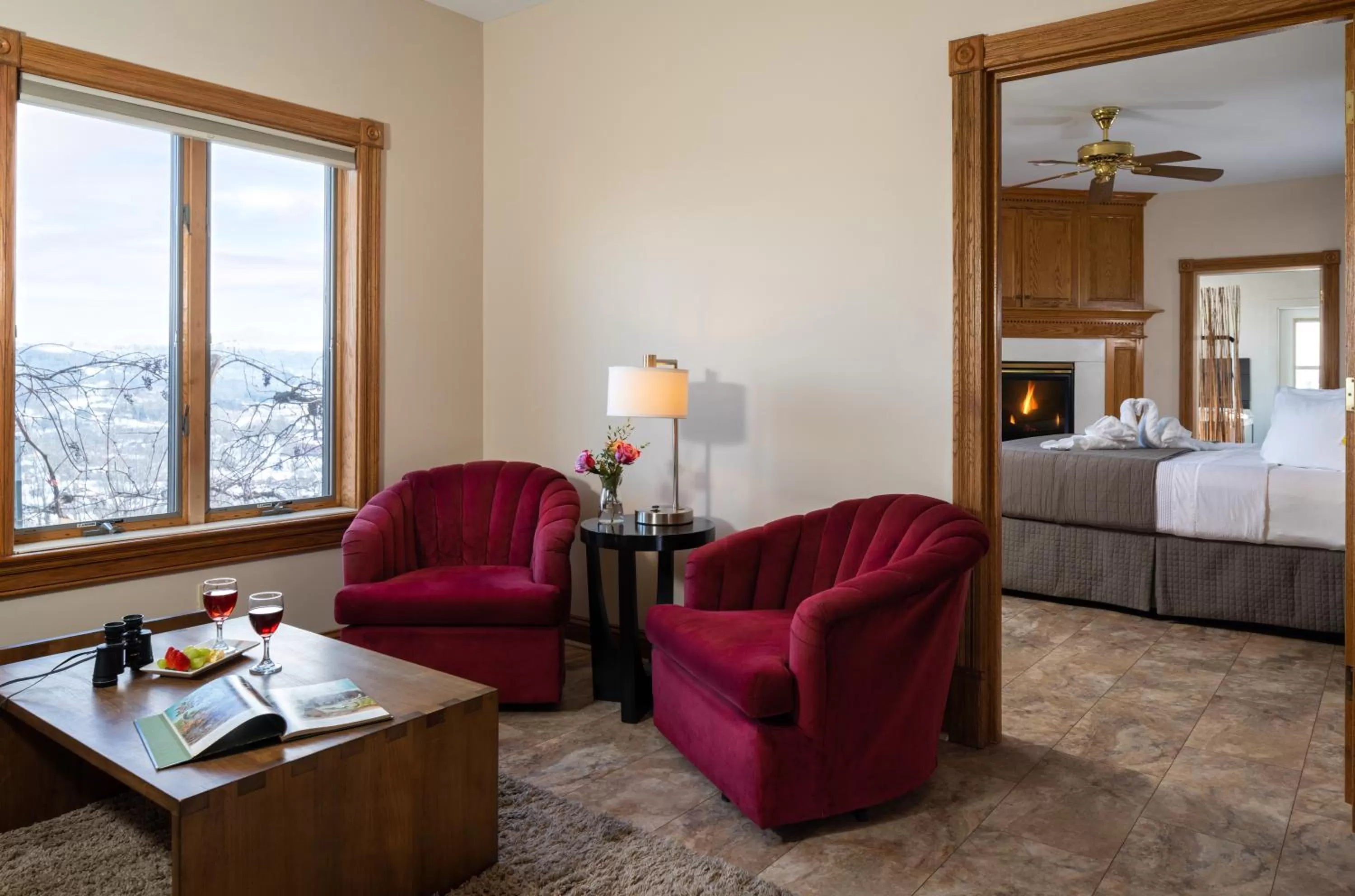 Seating area in Hermann Hill