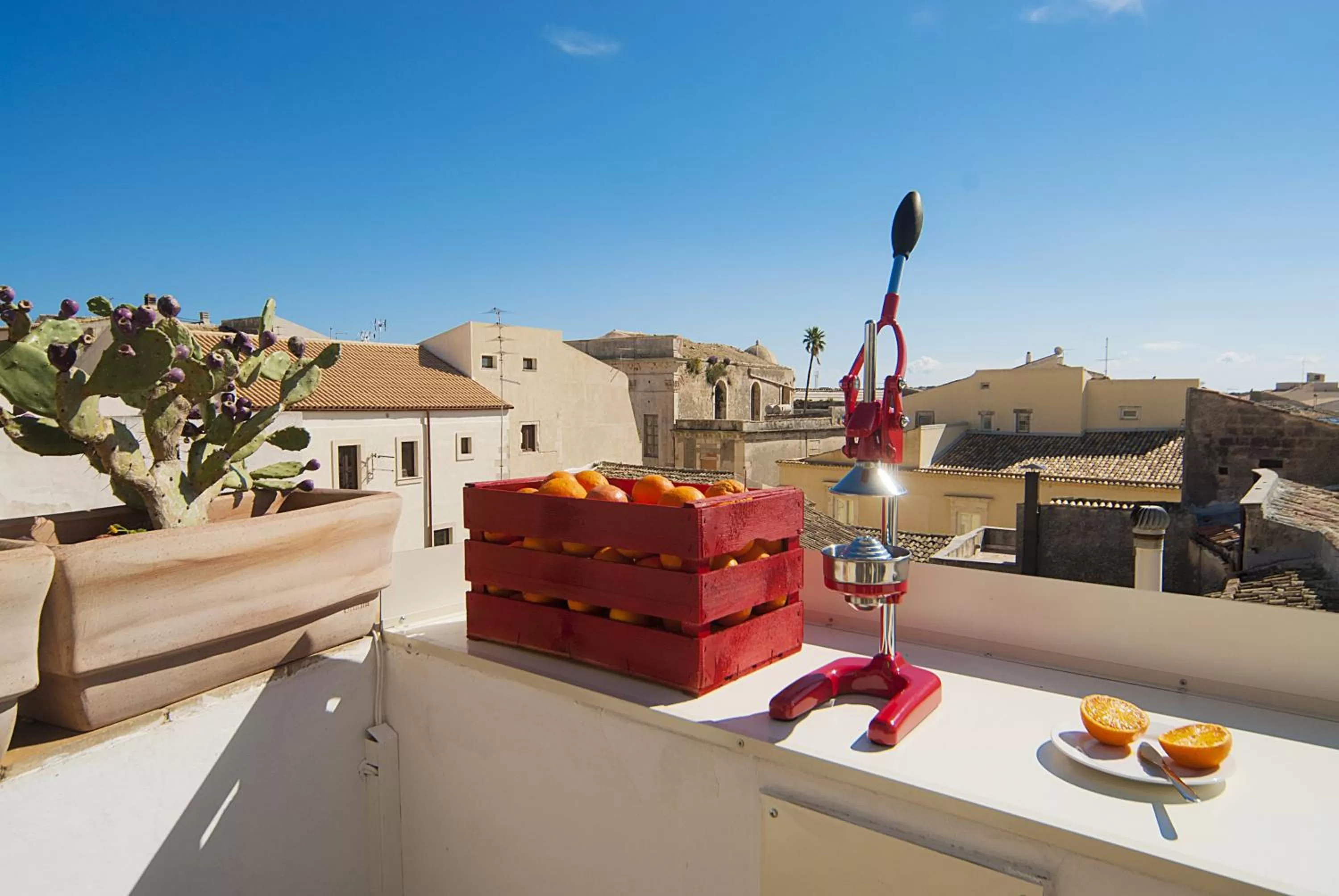 Balcony/Terrace in Aretusa Vacanze B&B