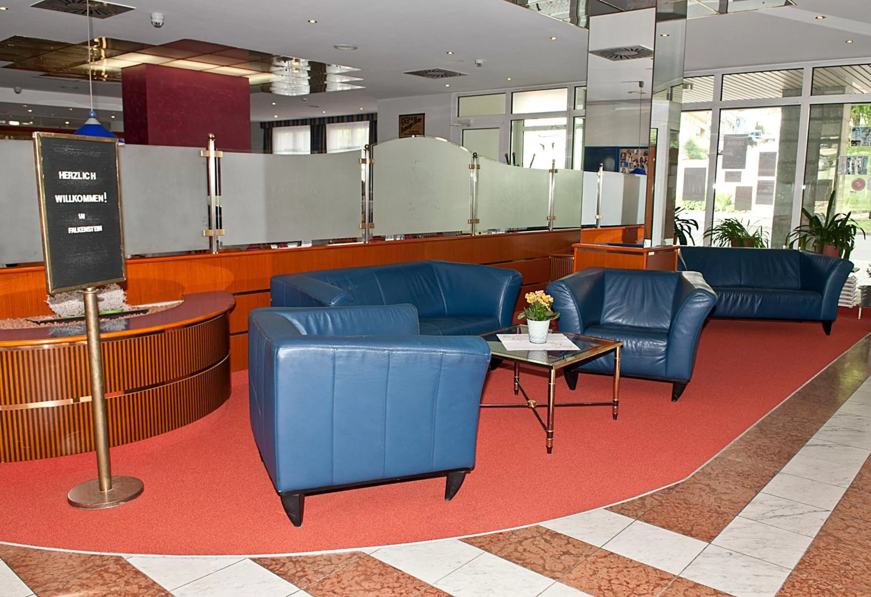 Lobby or reception in Hotel Falkenstein