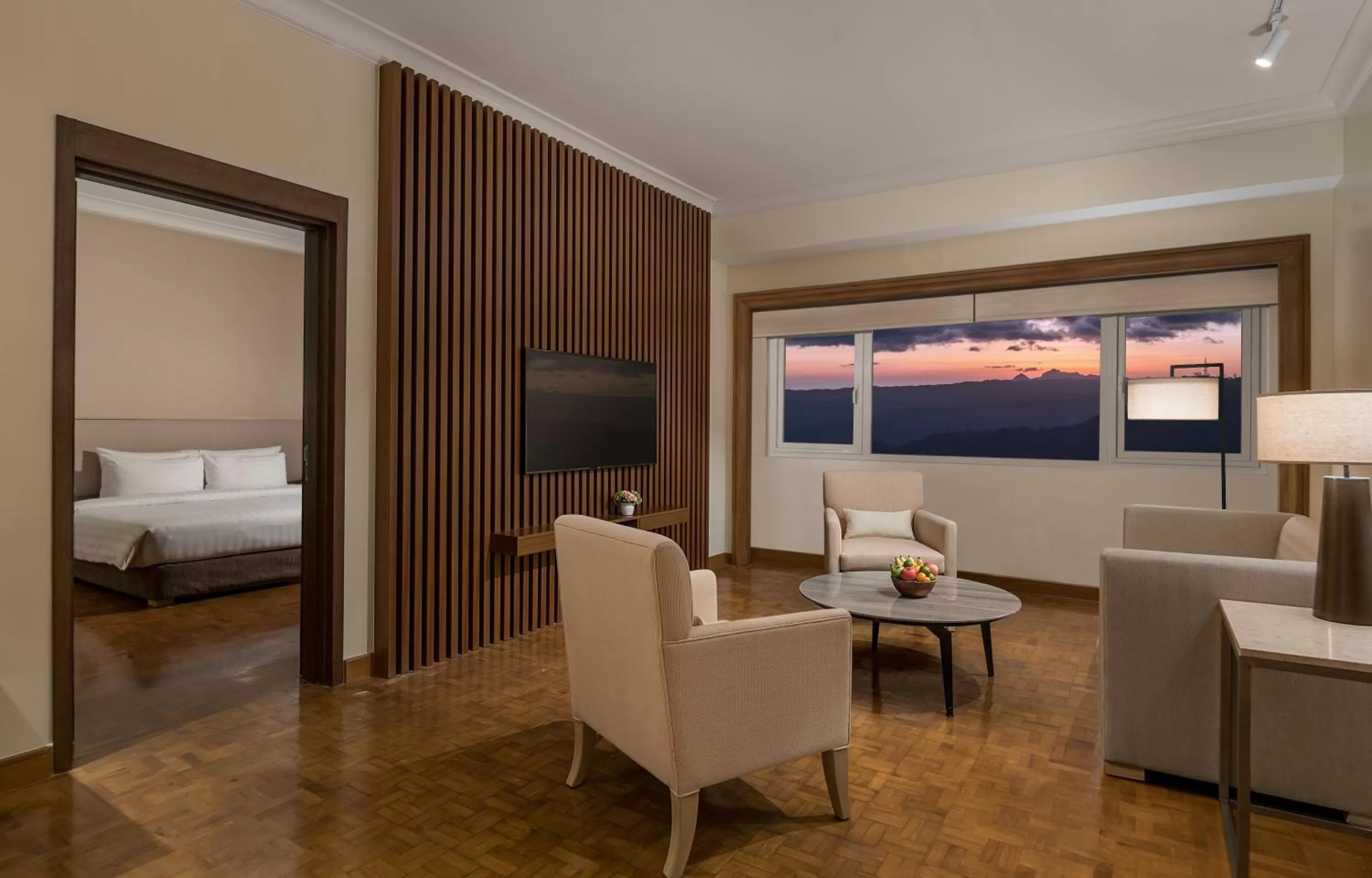 Bed in Taal Vista Hotel