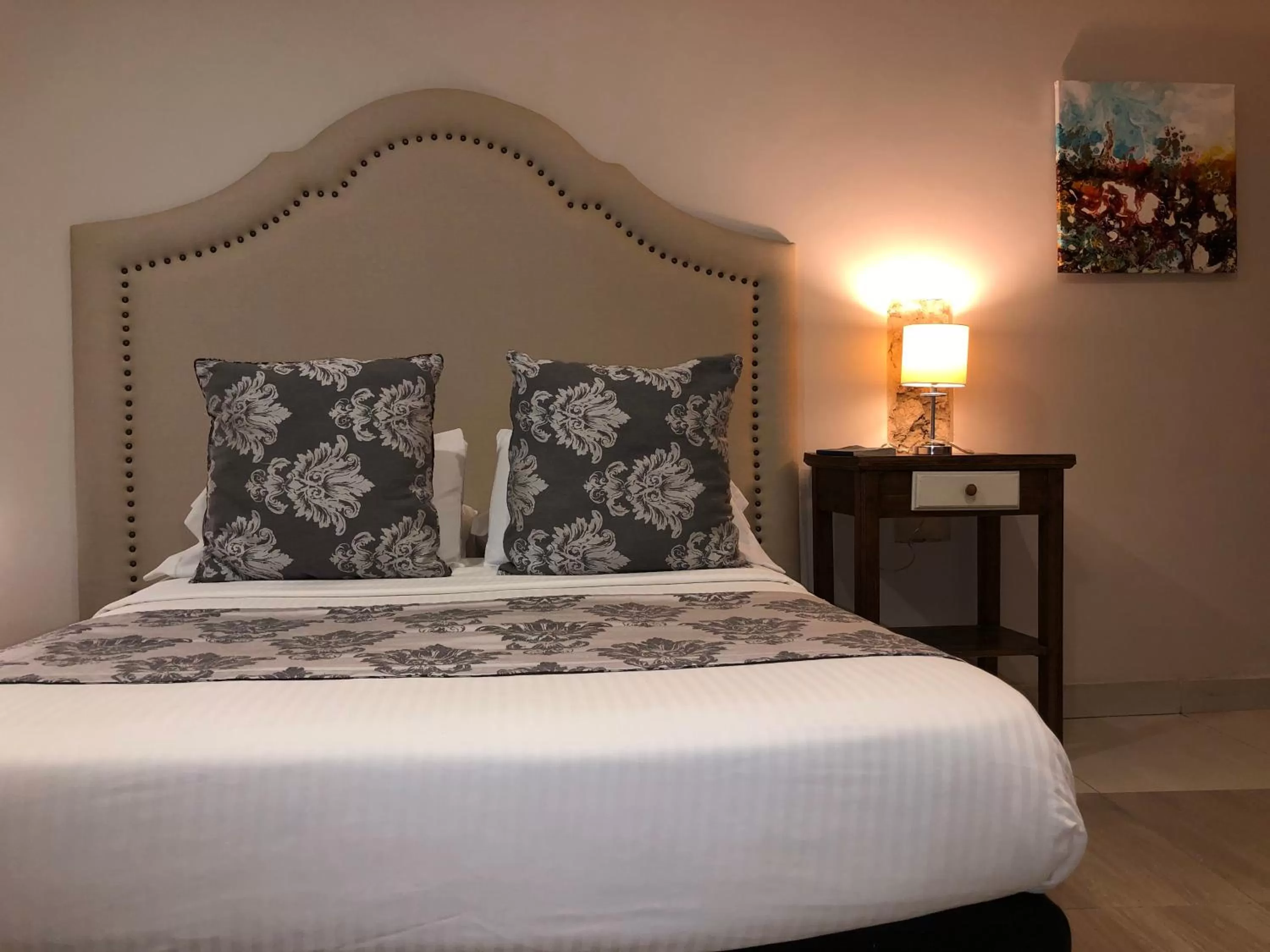 Bed in Hotel Galeria la Trinidad