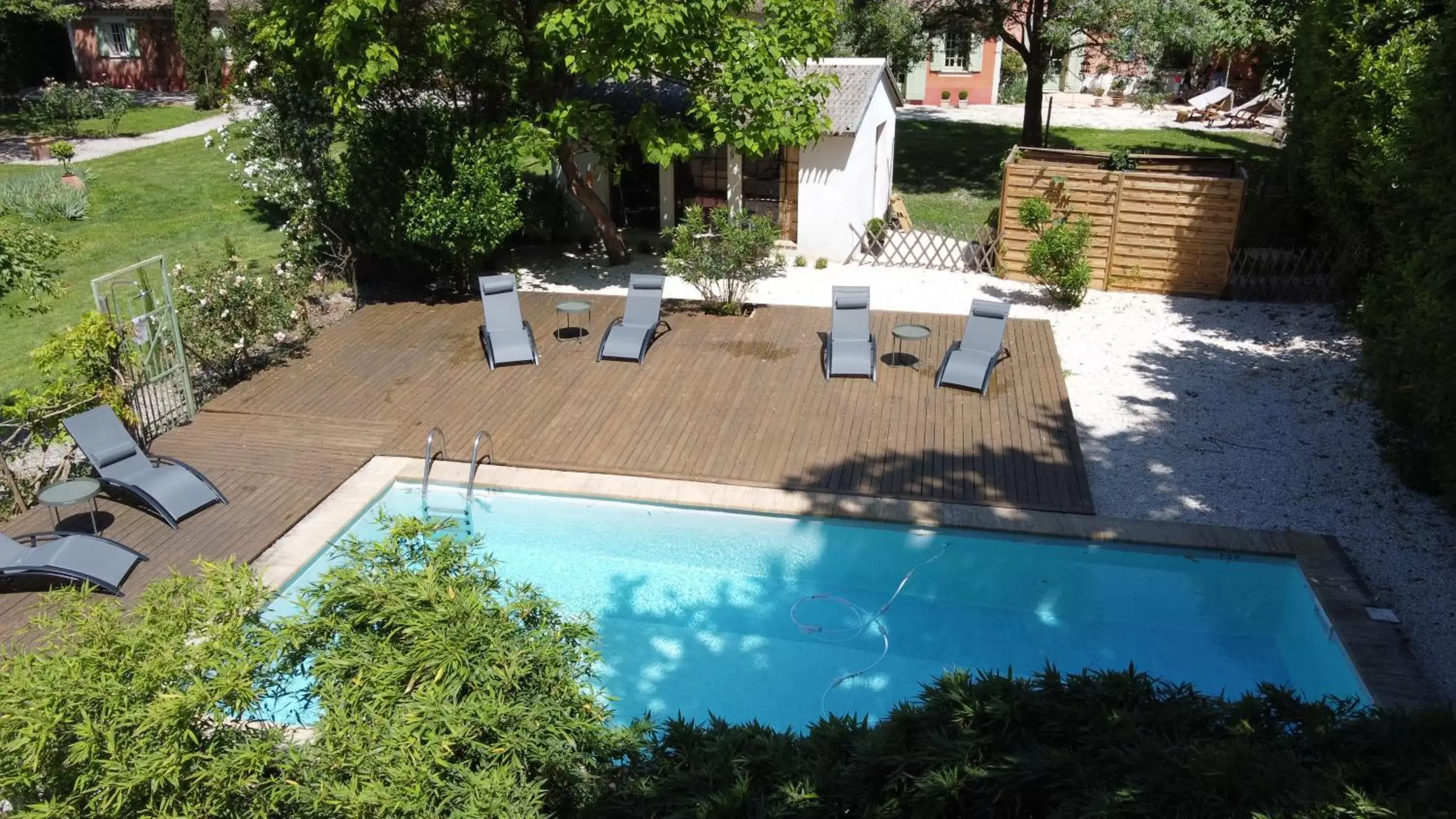 Swimming pool, Pool View in Le Pavillon Vert - B&B