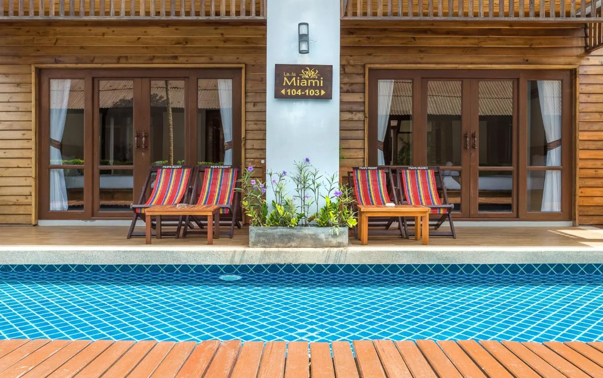 Pool view, Swimming Pool in Lanta Miami Resort - SHA Extra Plus