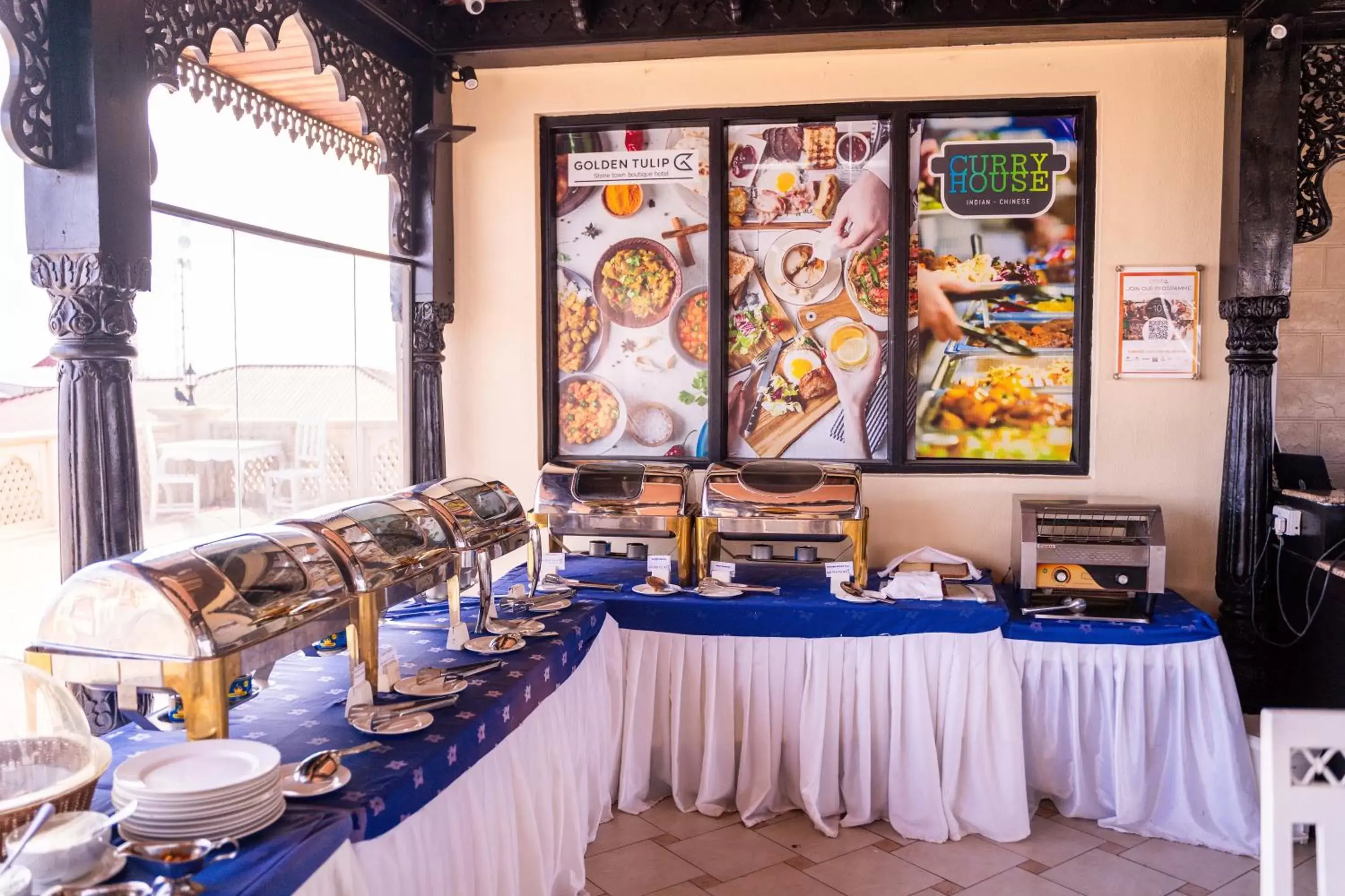 Buffet breakfast, Restaurant/Places to Eat in Golden Tulip Stone Town Boutique