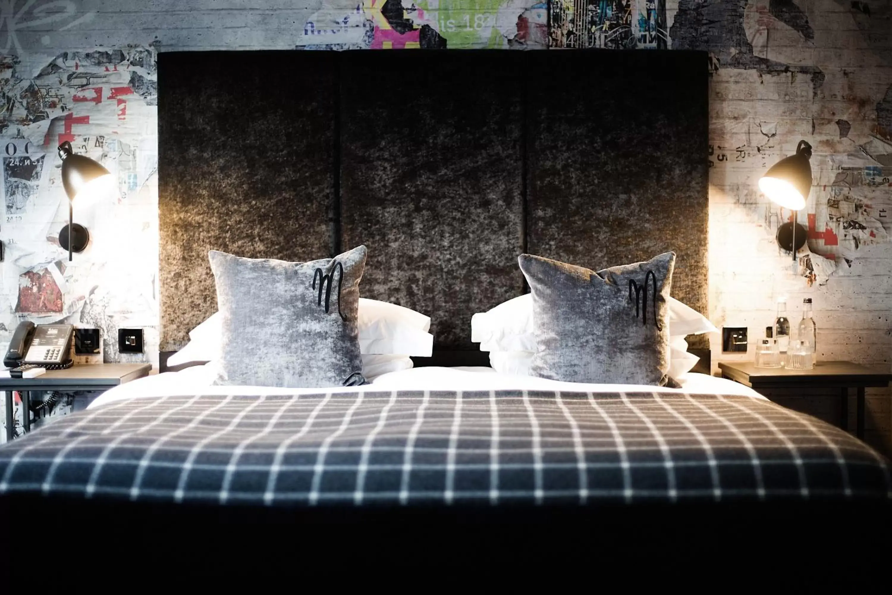 Bedroom, Bed in Malmaison Glasgow