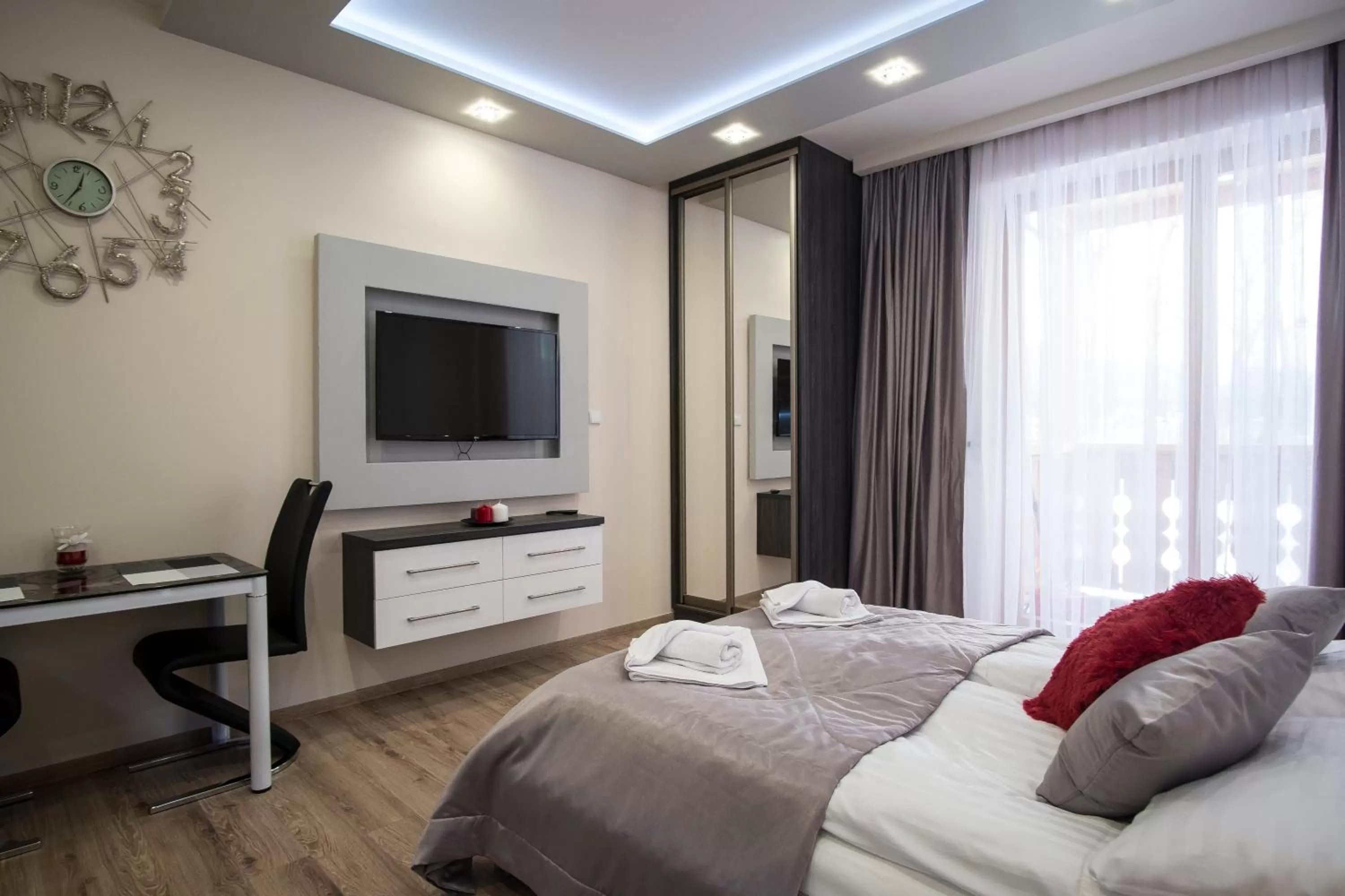 Bed in Aparthotel Giewont