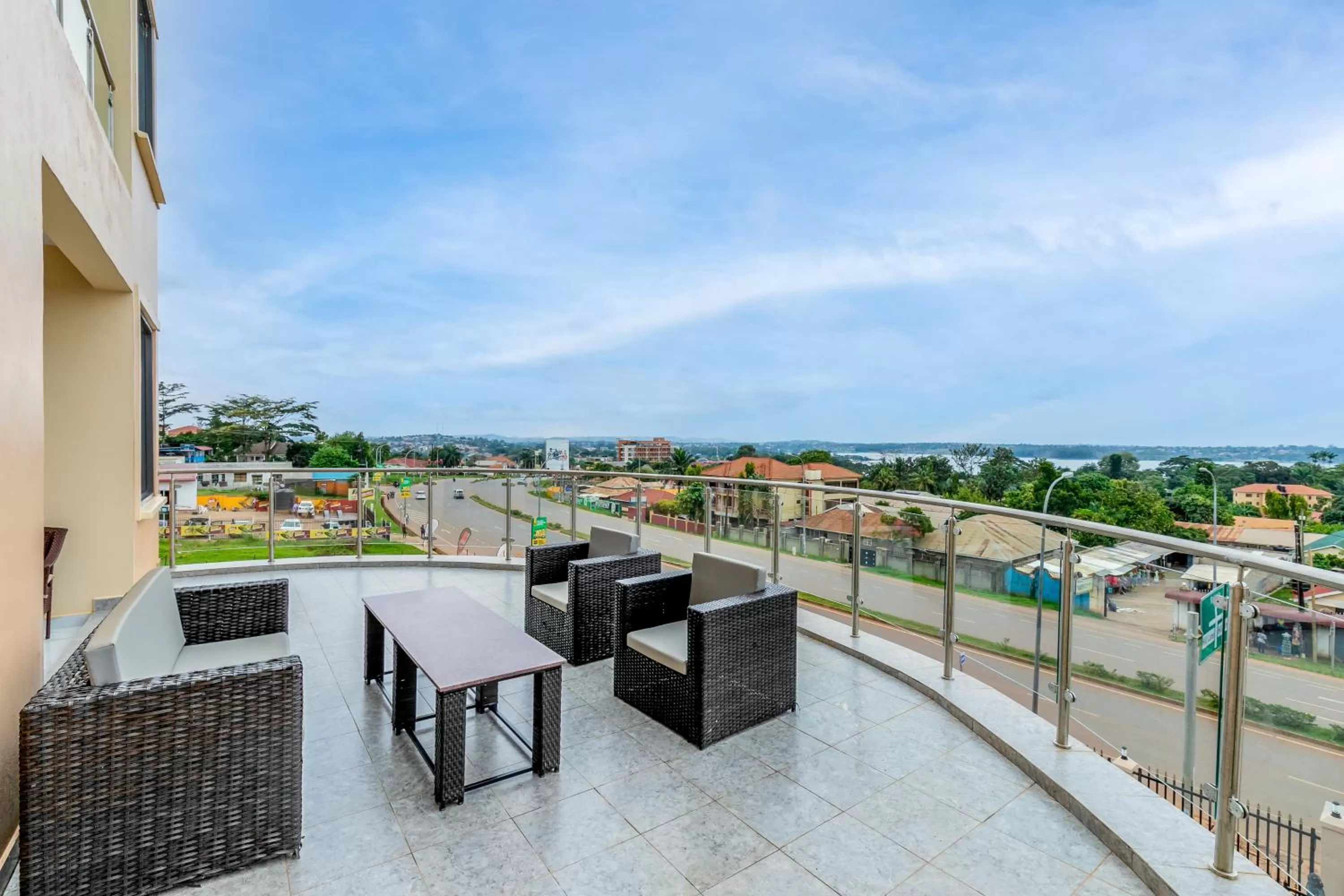 Balcony/Terrace in Hotel Horizon Entebbe