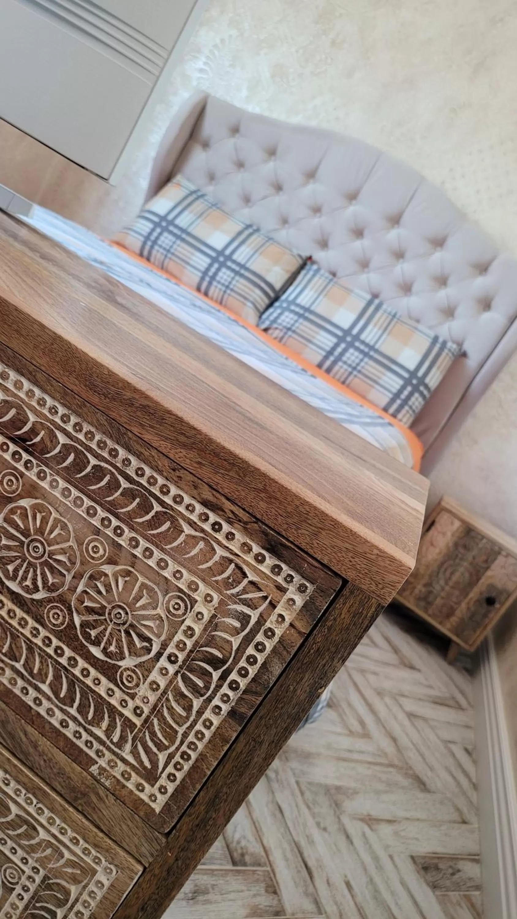 Bed in Terrace Suites Iasi