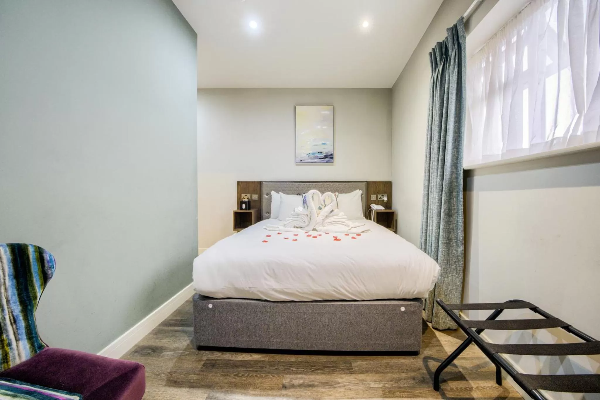 Bedroom, Bed in Villare Leicester City Centre hotel