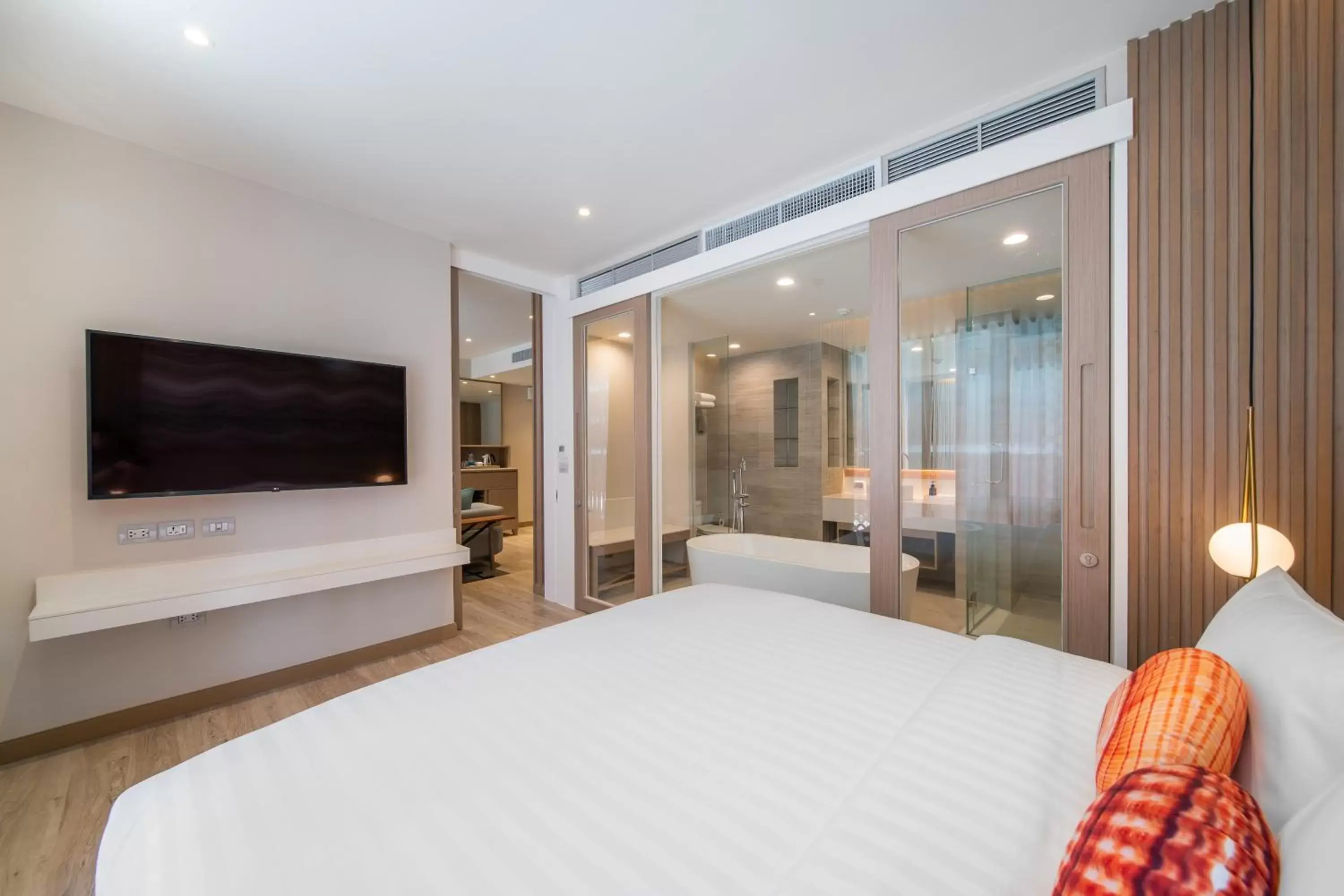 Bedroom, Bed in Maven Stylish Hotel Hua Hin