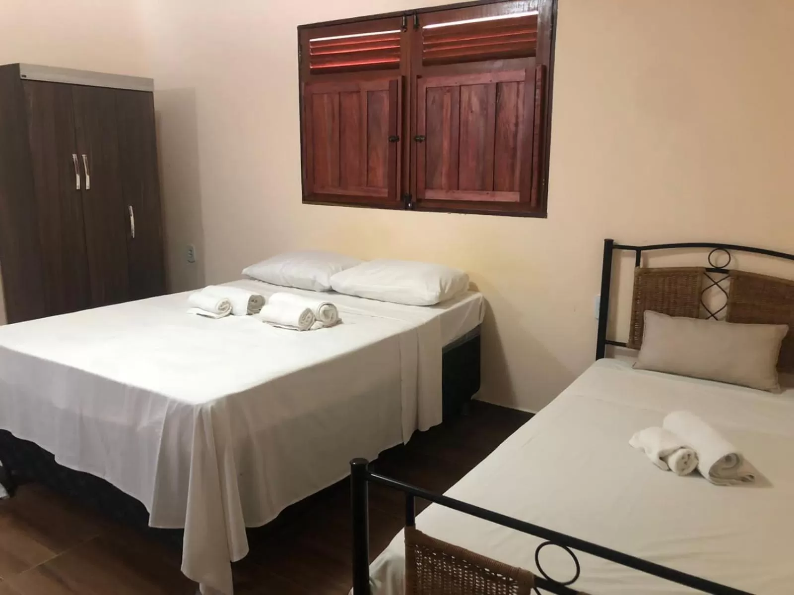 Bed in Pousada São Miguel dos Milagres