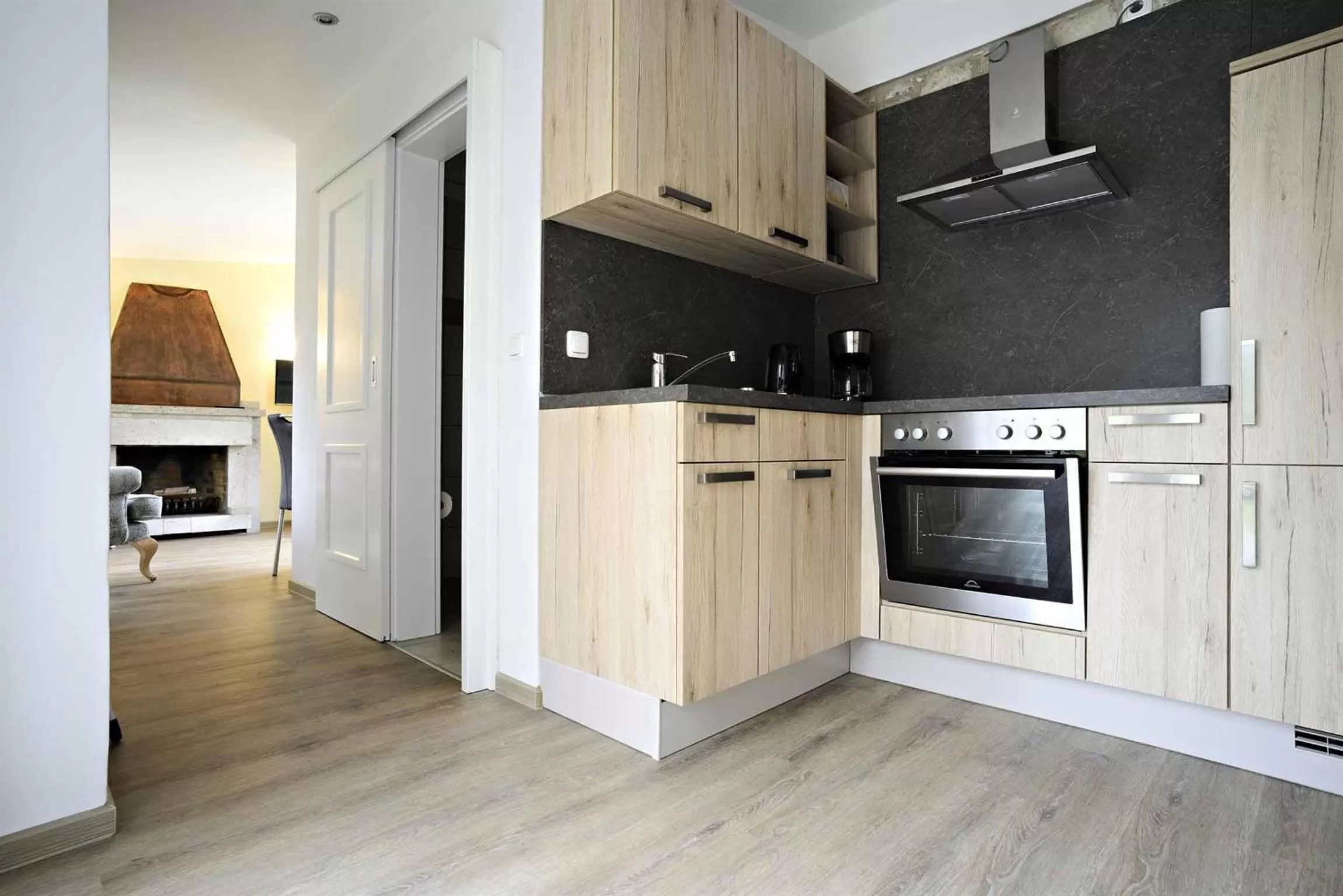 Kitchen or kitchenette in Hotel und Restaurant Rittergut Kreipitzsch