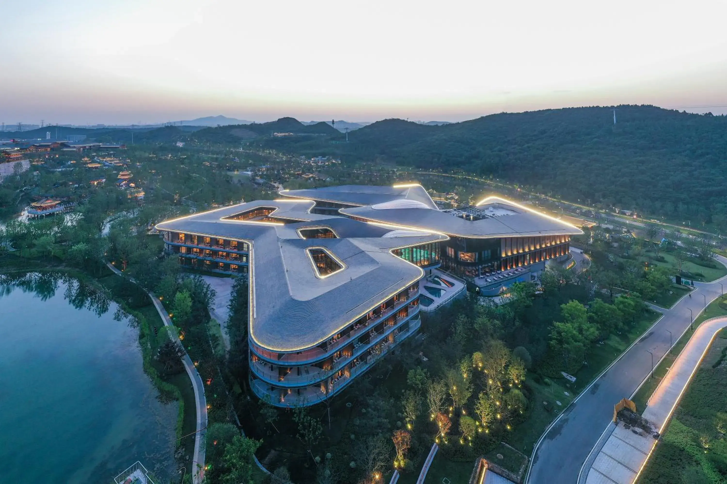 Bird's eye view, Bird's-eye View in Radisson Collection Resort Nanjing