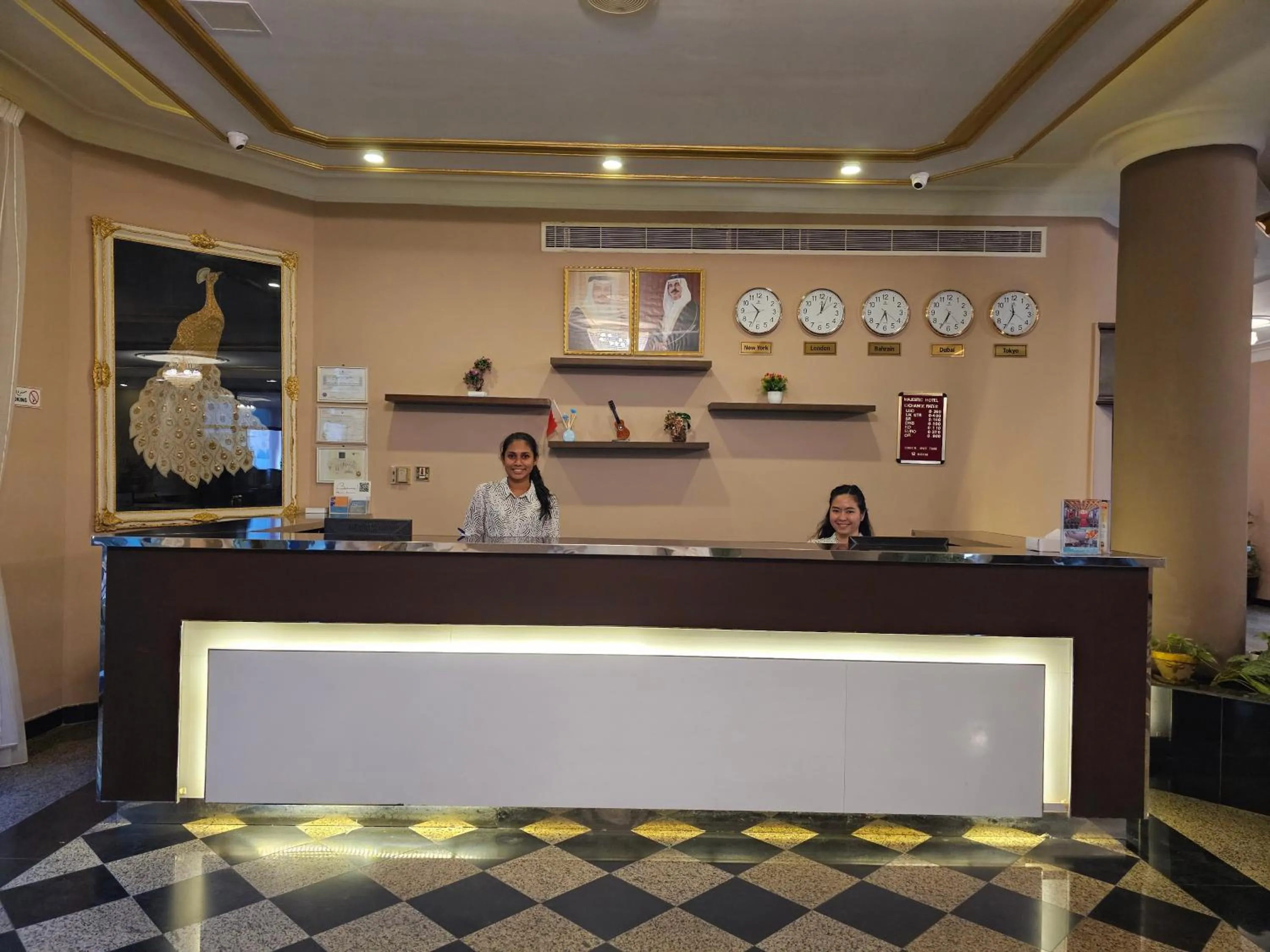 Lobby or reception in Majestic Hotel