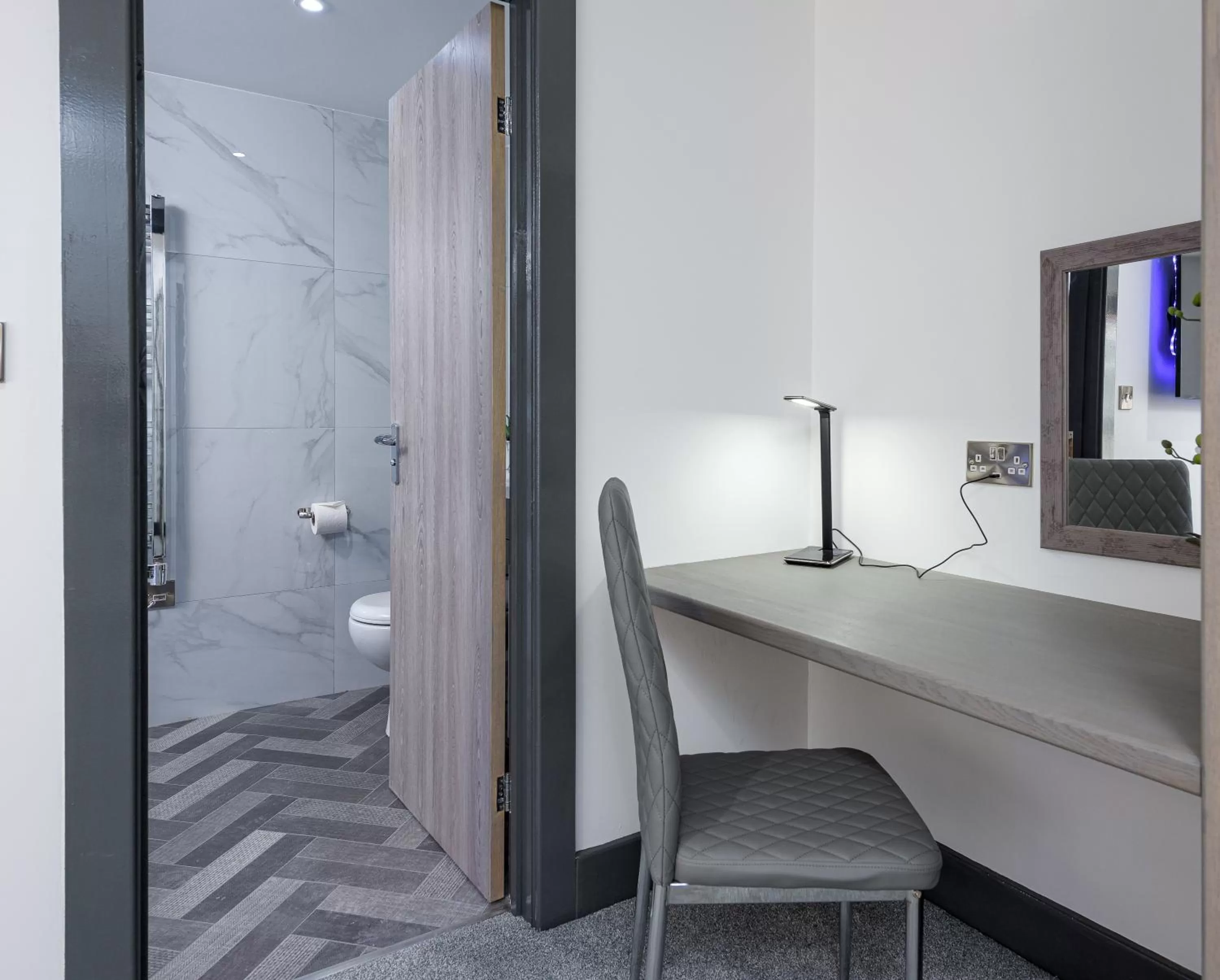 Bedroom in The Stanley Hotel