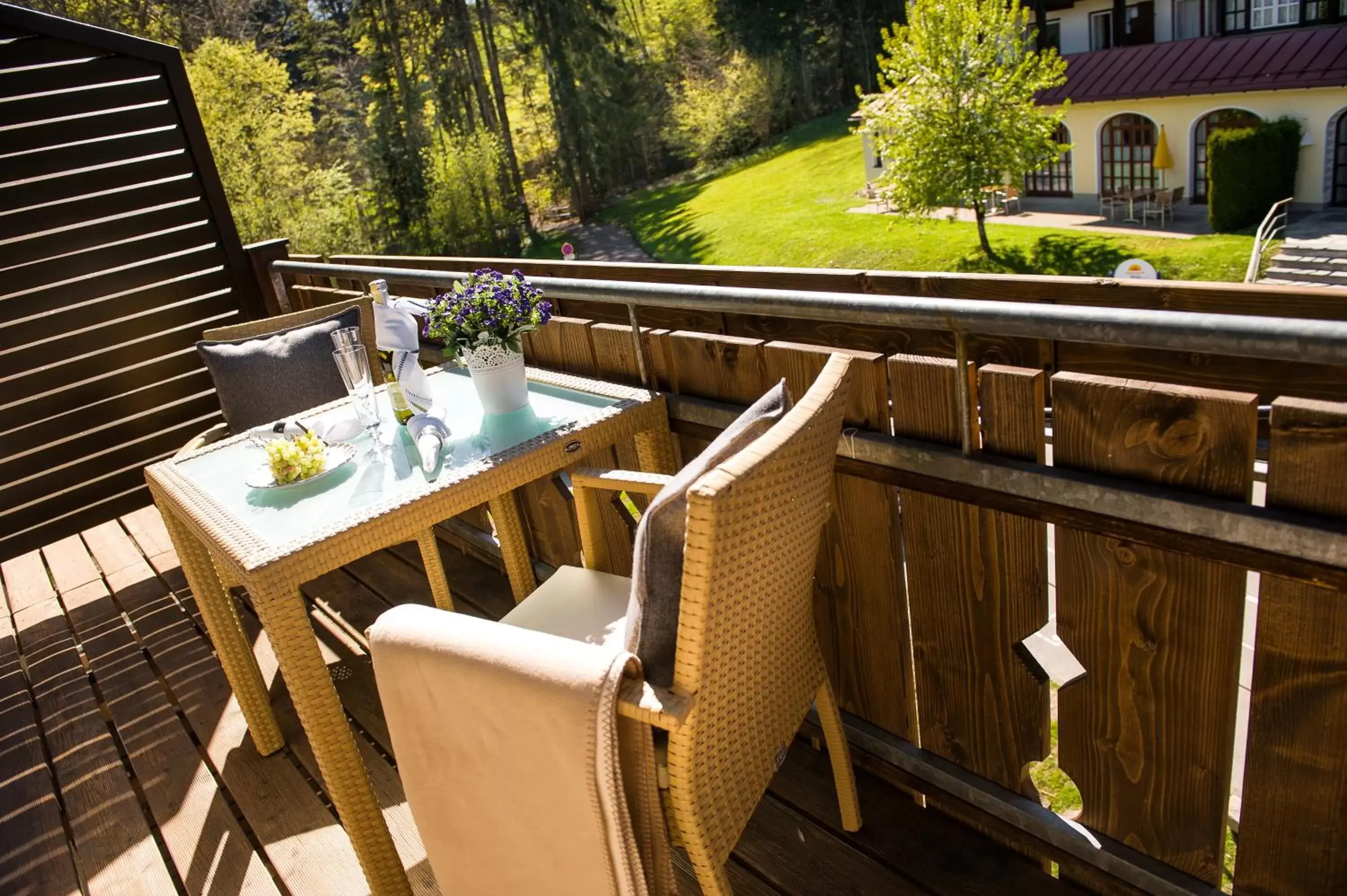 Balcony/Terrace in MONDI Resort und Chalet Oberstaufen