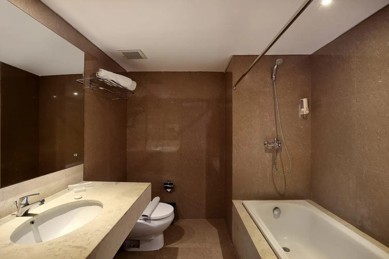 Bathroom in Rofa Kuta Hotel - CHSE Certified Bathroom in Rofa Kuta Hotel - CHSE Certified