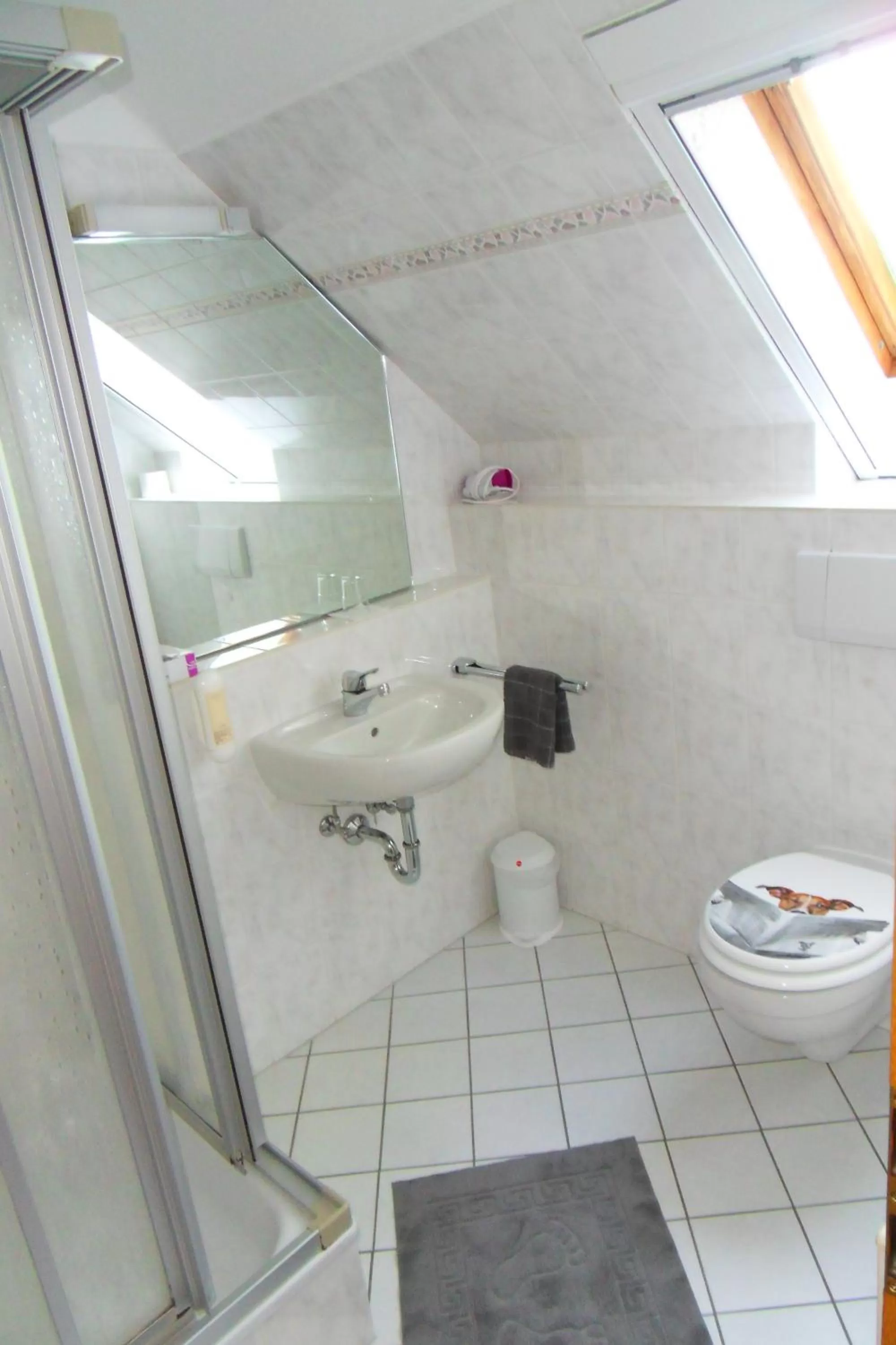 Shower in Hotel Garni am Eckernweg