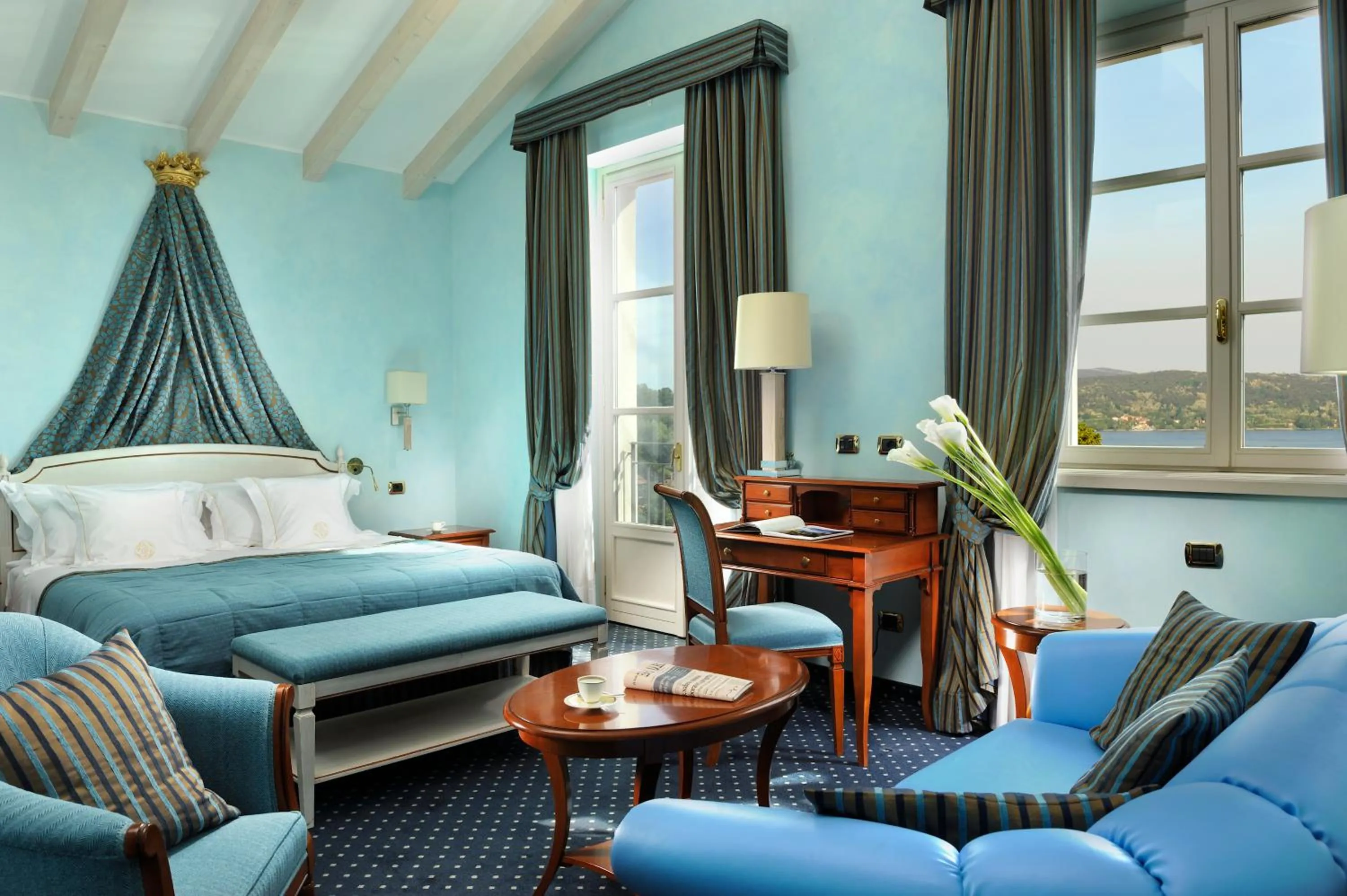 Decorative detail, Bed in Castello Dal Pozzo Resort Lago Maggiore - Preferred Hotels & Resorts