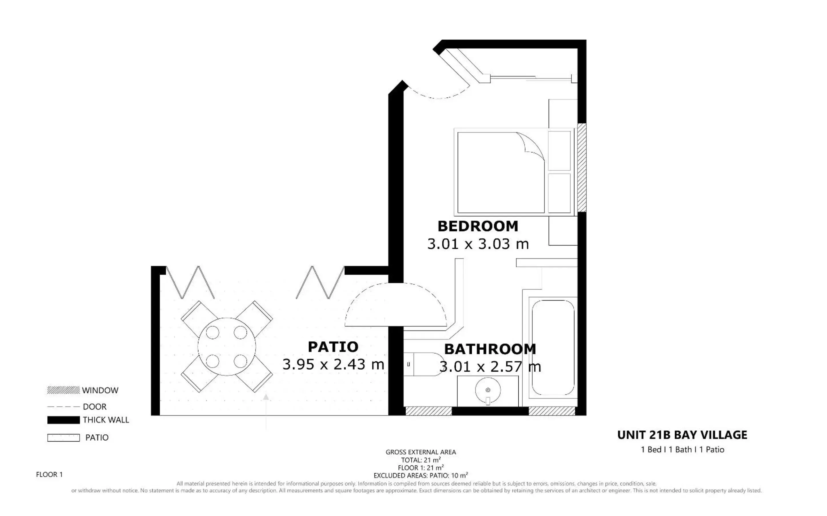 Floor Plan in Bay Village Resort Dunsborough