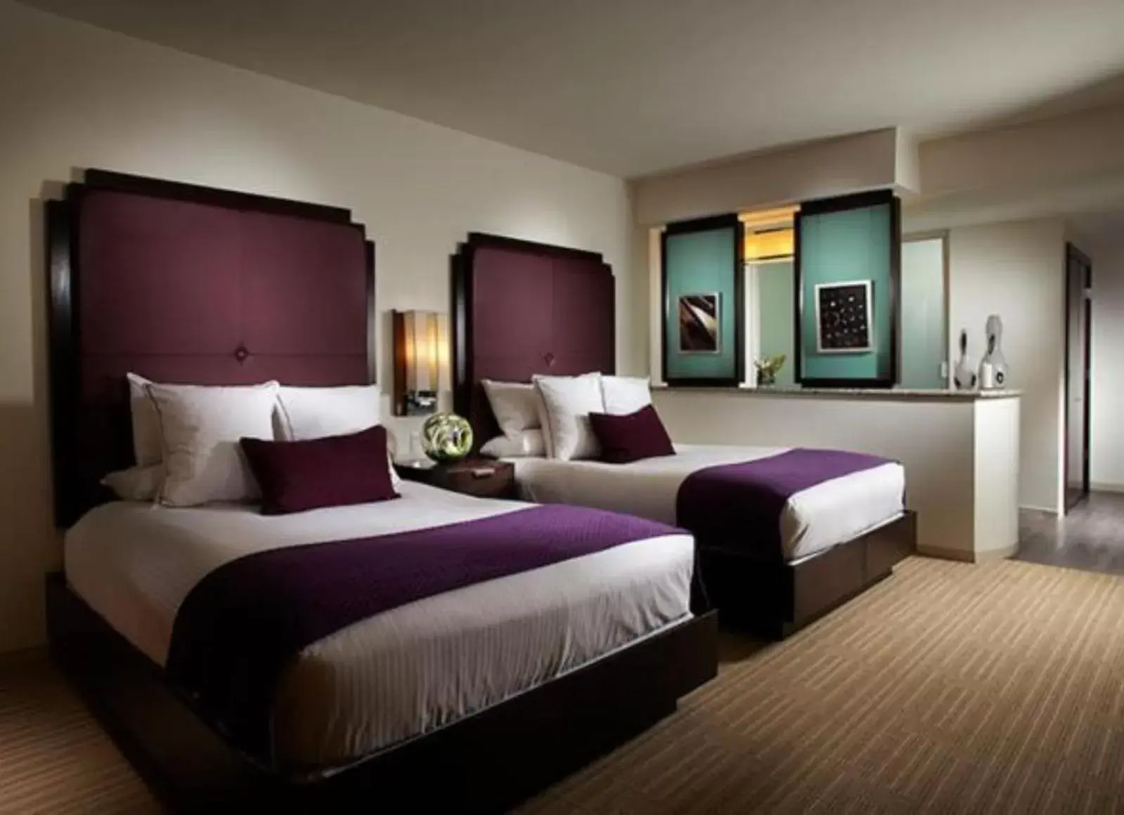 Bed in Hard Rock Hotel & Casino Biloxi