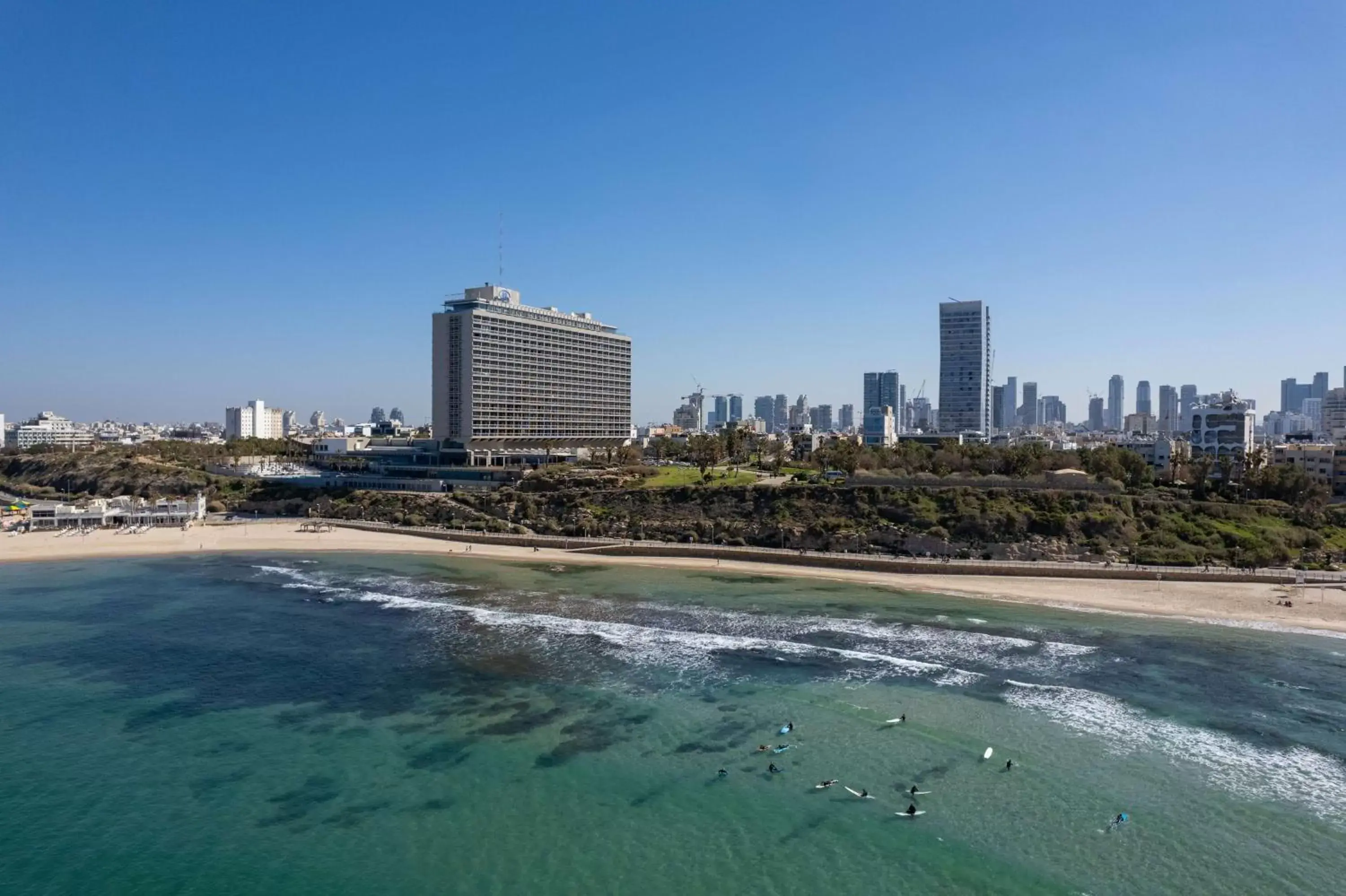 Property building in Hilton Tel Aviv Hotel