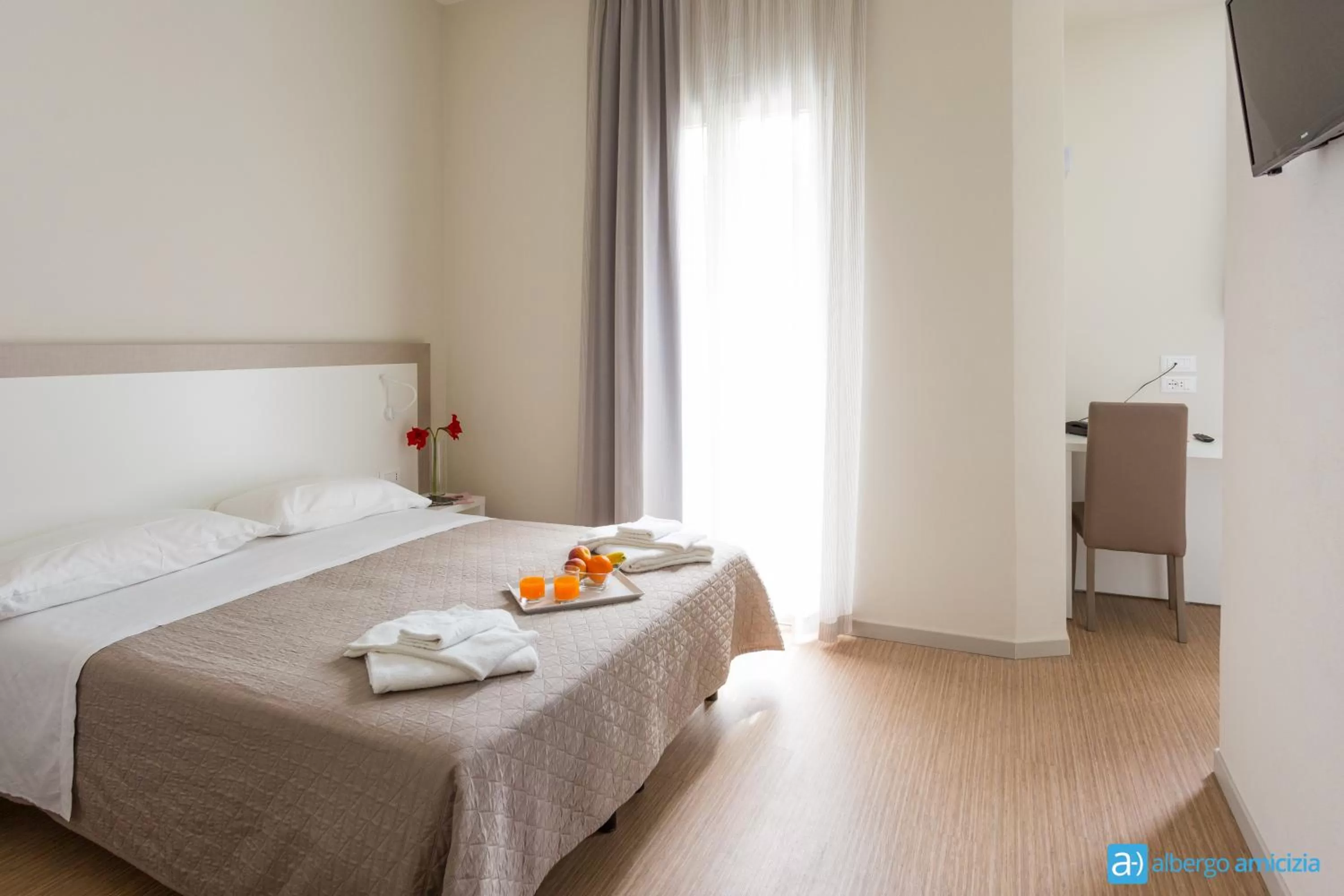 Photo of the whole room, Bed in Hotel Amicizia