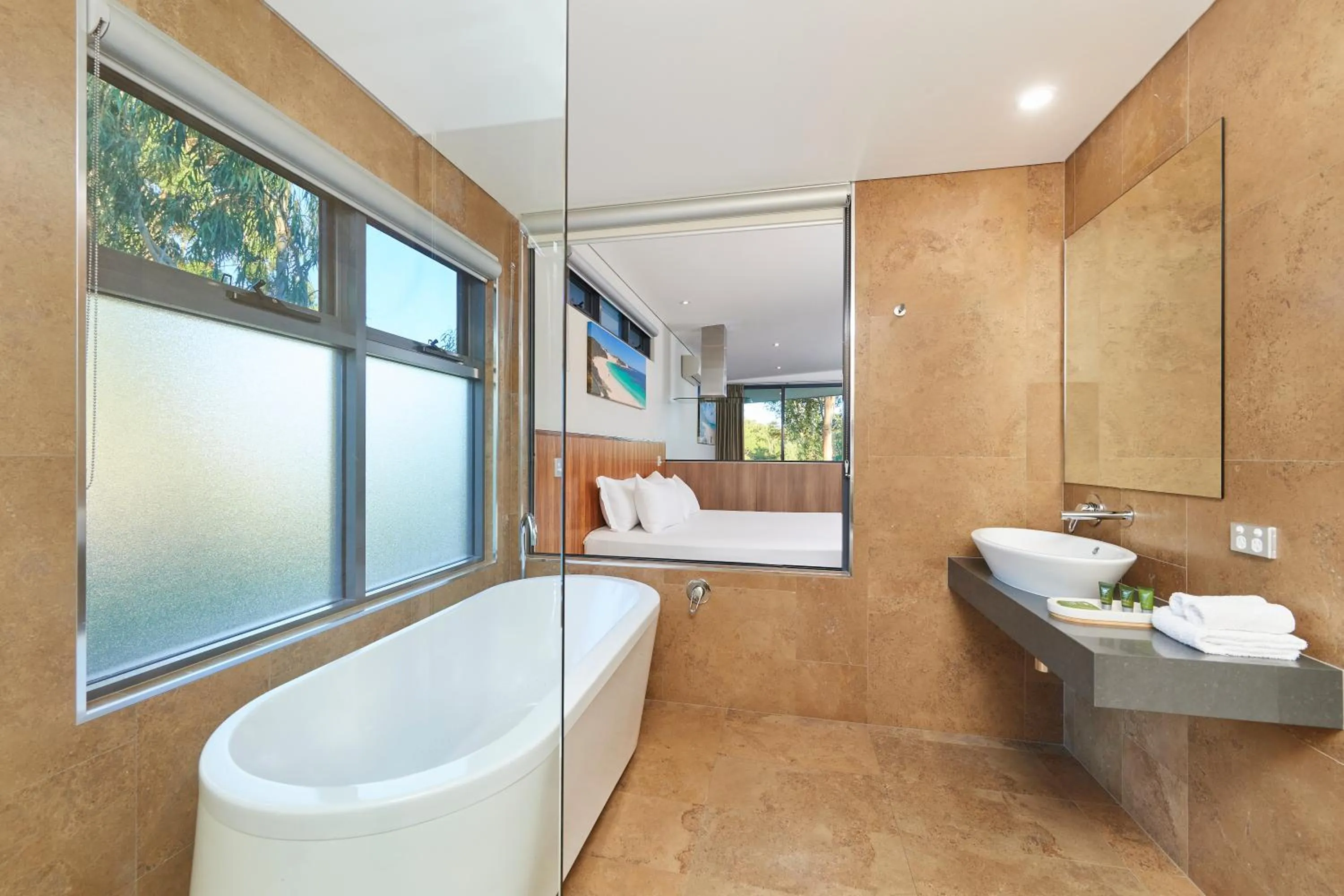 Bathroom in Eight Willows Retreat