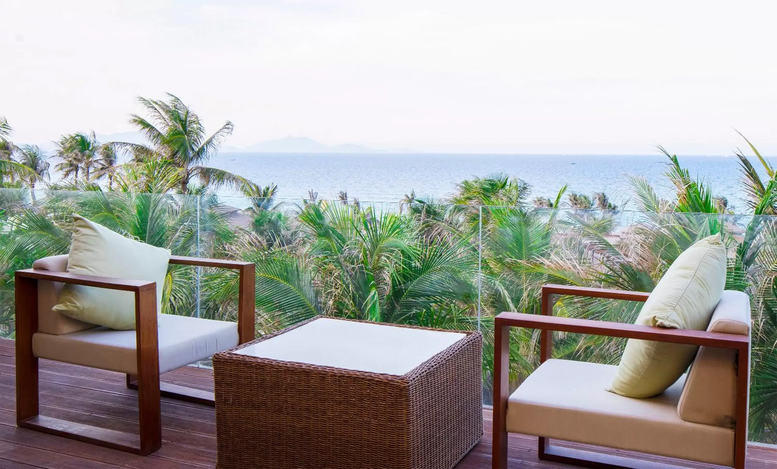 Garden, Balcony/Terrace in Fusion Resort Cam Ranh - All Spa Inclusive