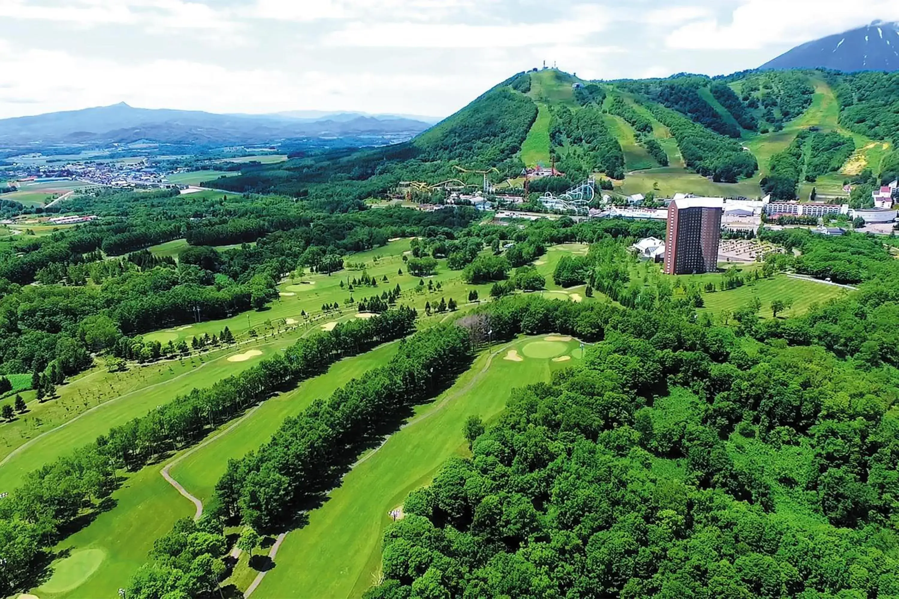 Golfcourse, Bird's-eye View in The Westin Rusutsu Resort