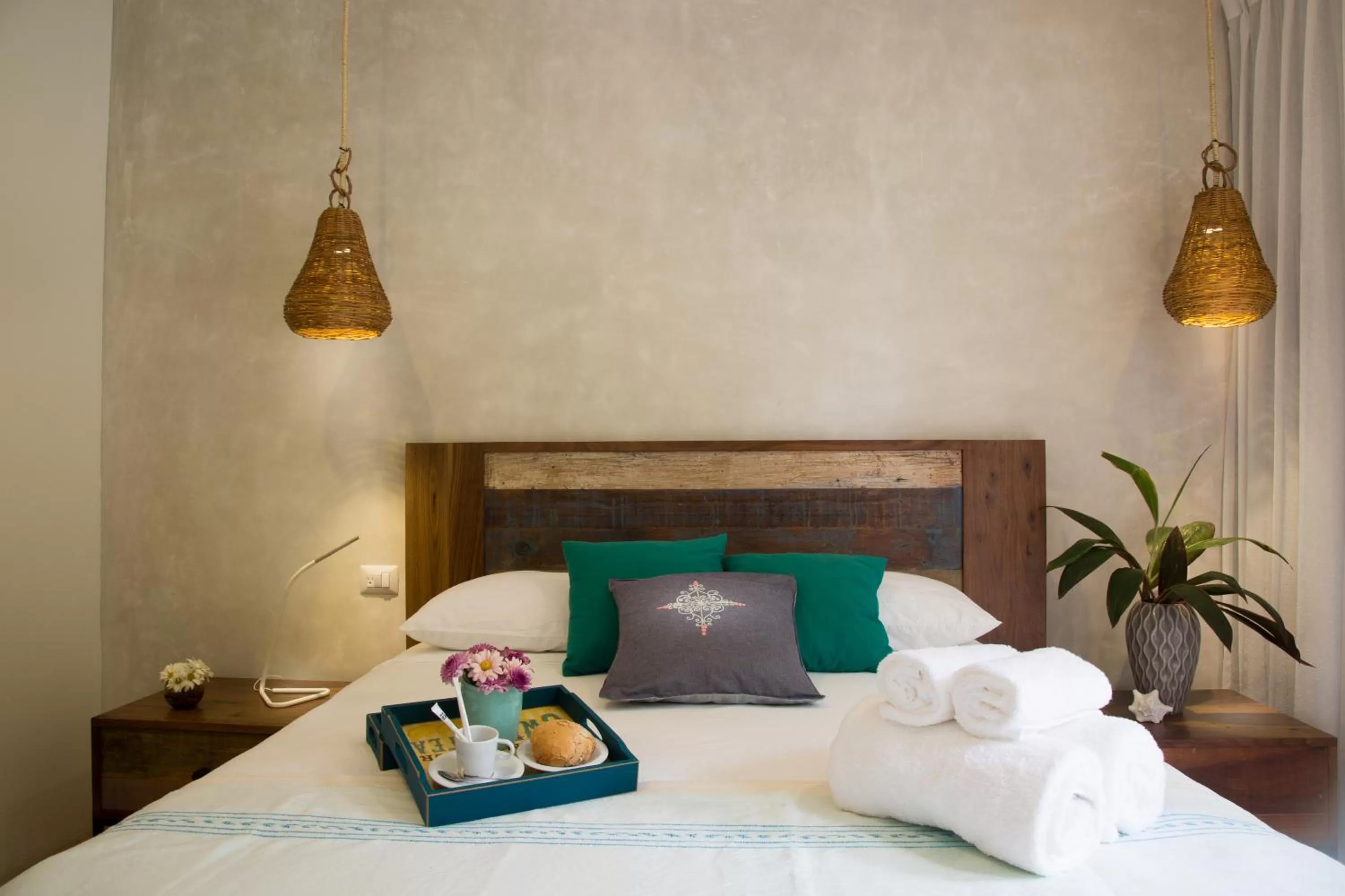 Pool view, Bed in LiveTulum