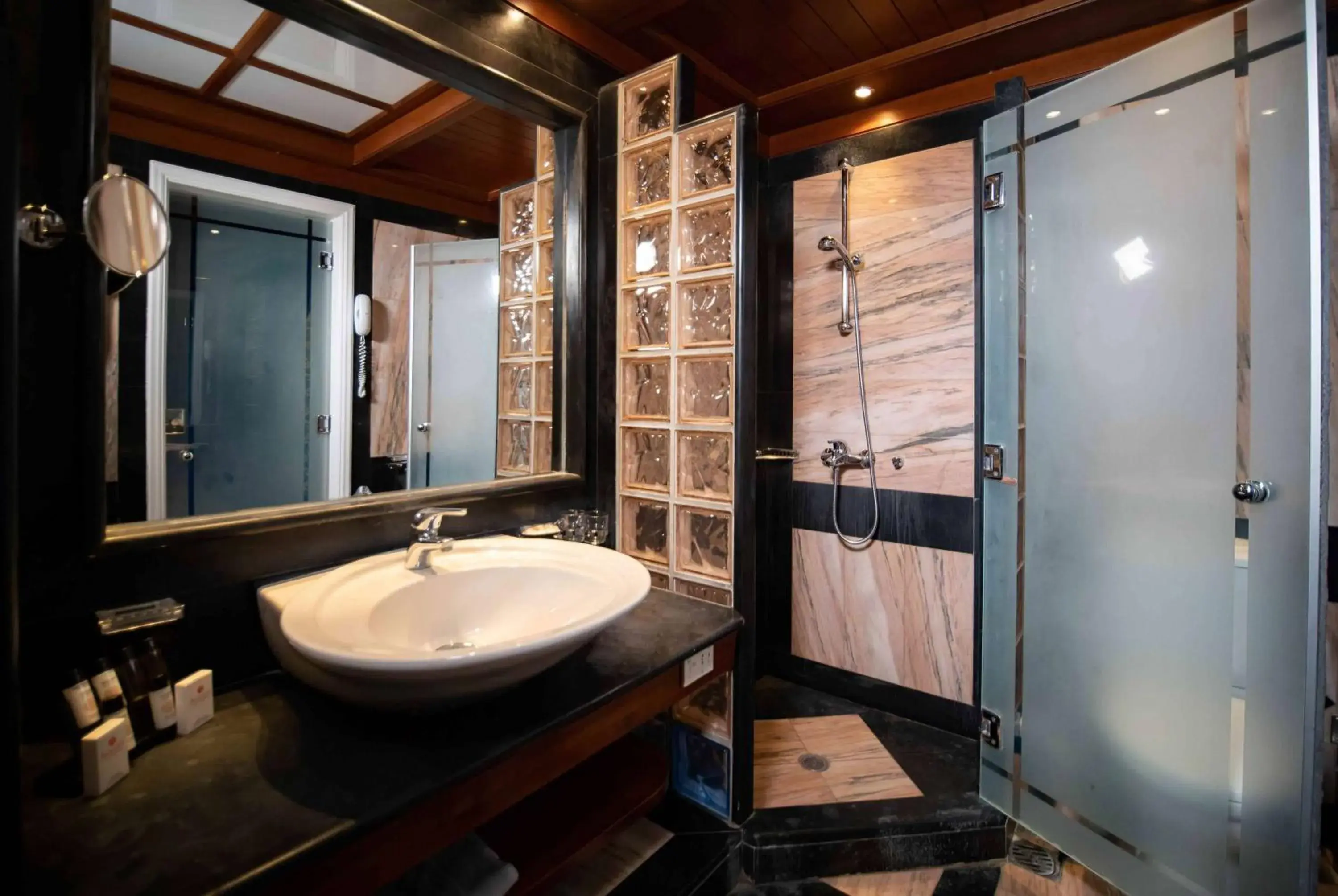 Photo of the whole room, Bathroom in Ramada Loutraki Poseidon Resort