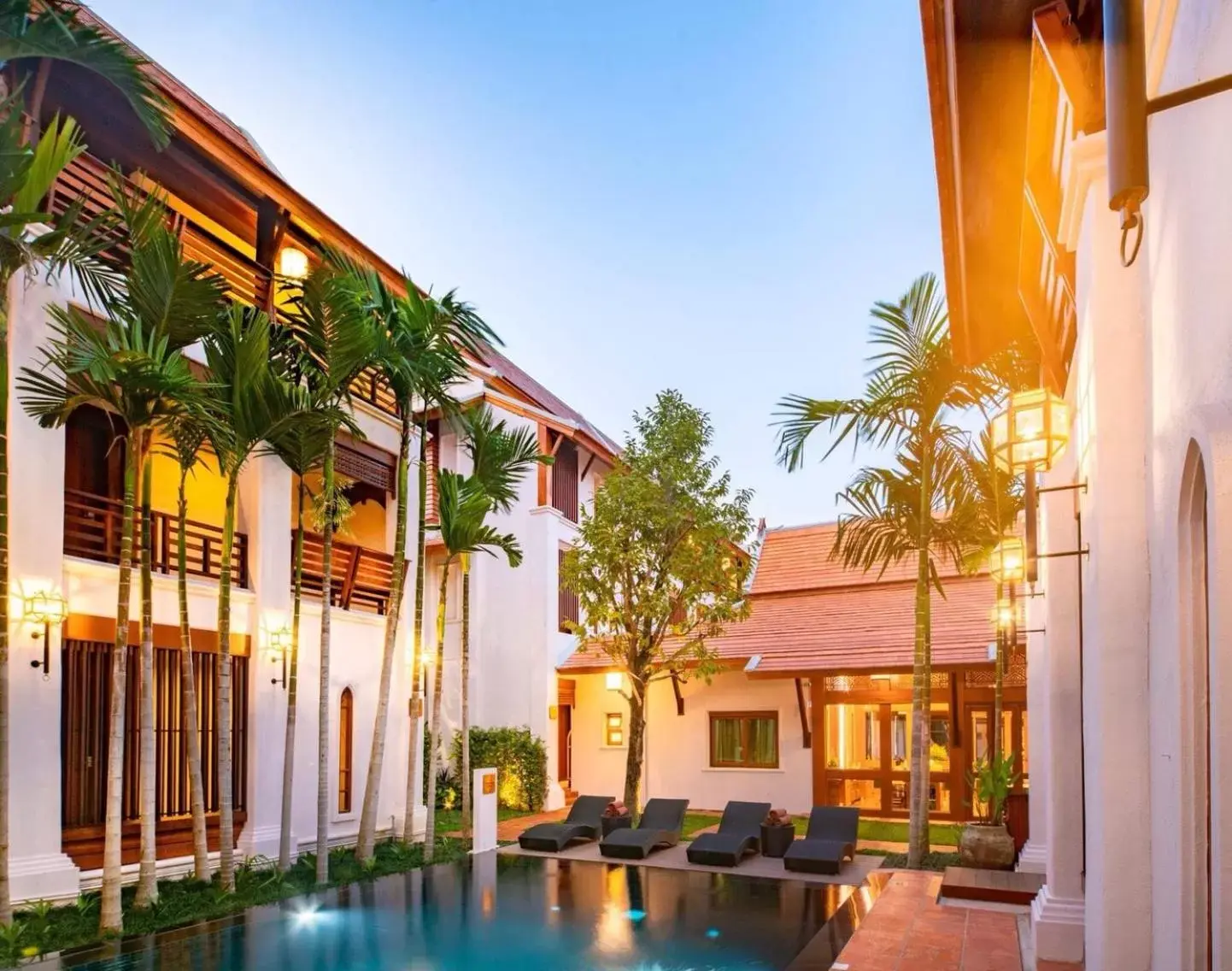 Swimming pool, Property Building in Phra Singh Village