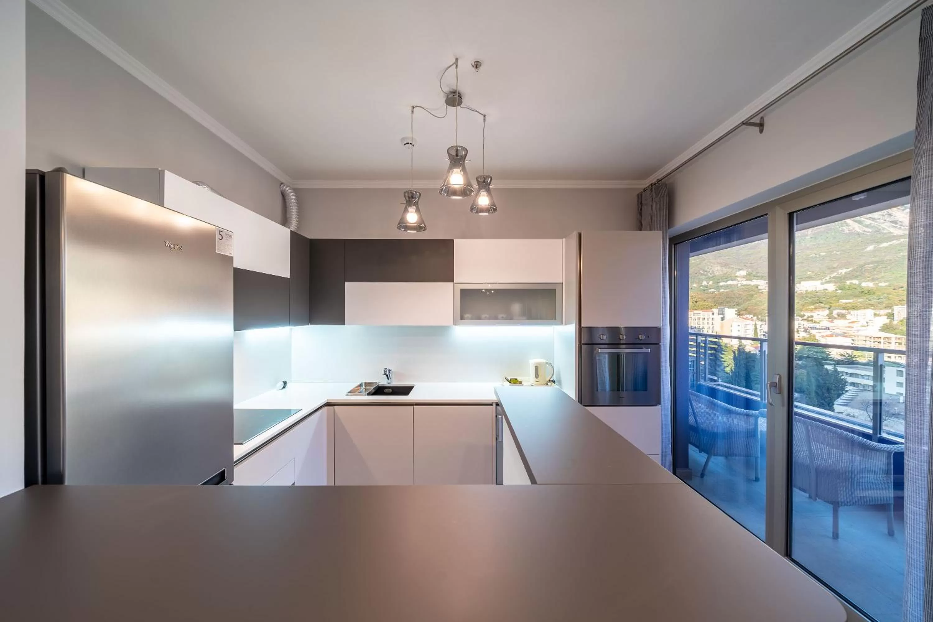 kitchen in Hotel Harmonia by Dukley