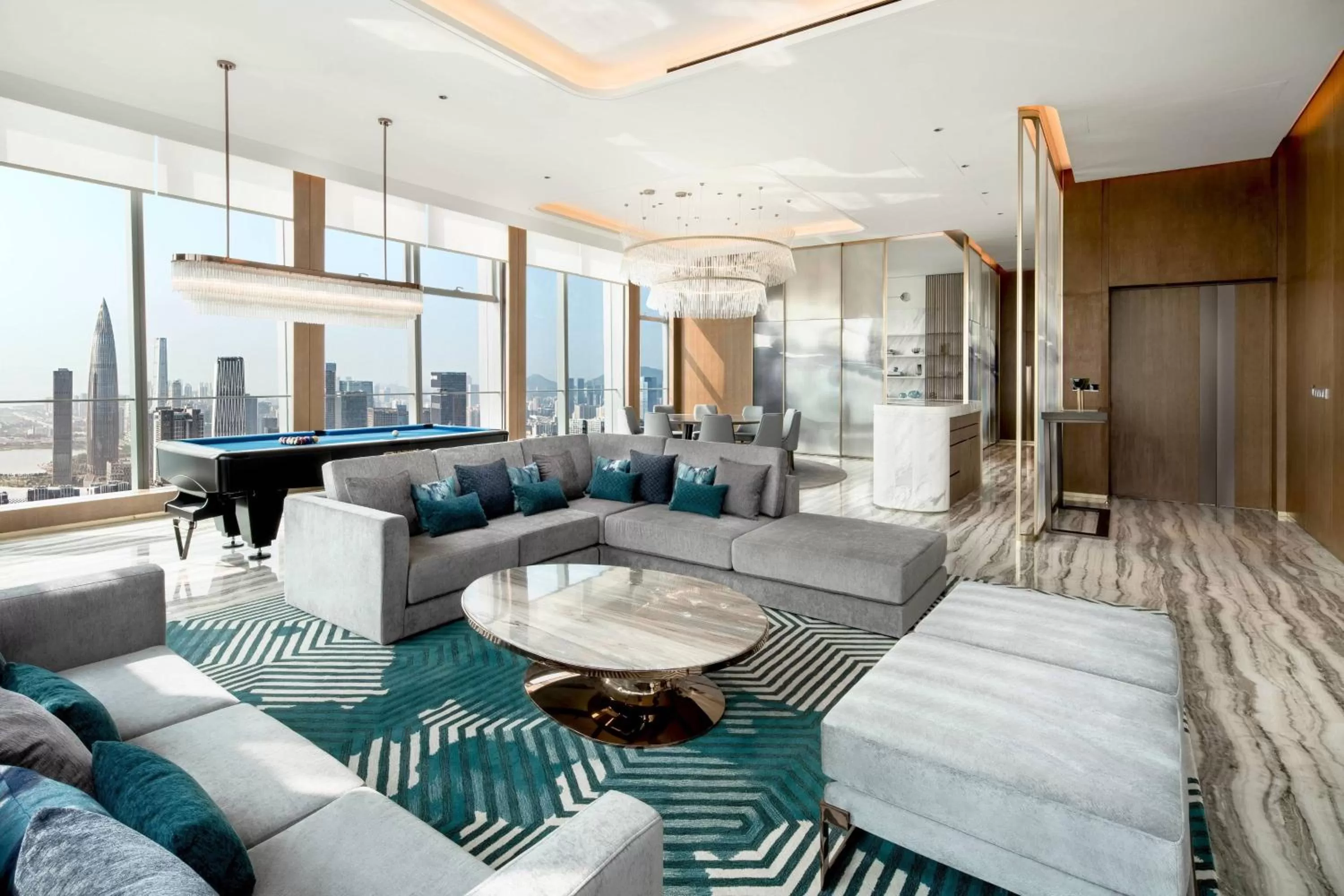 Living room in Renaissance Shenzhen Bay Hotel