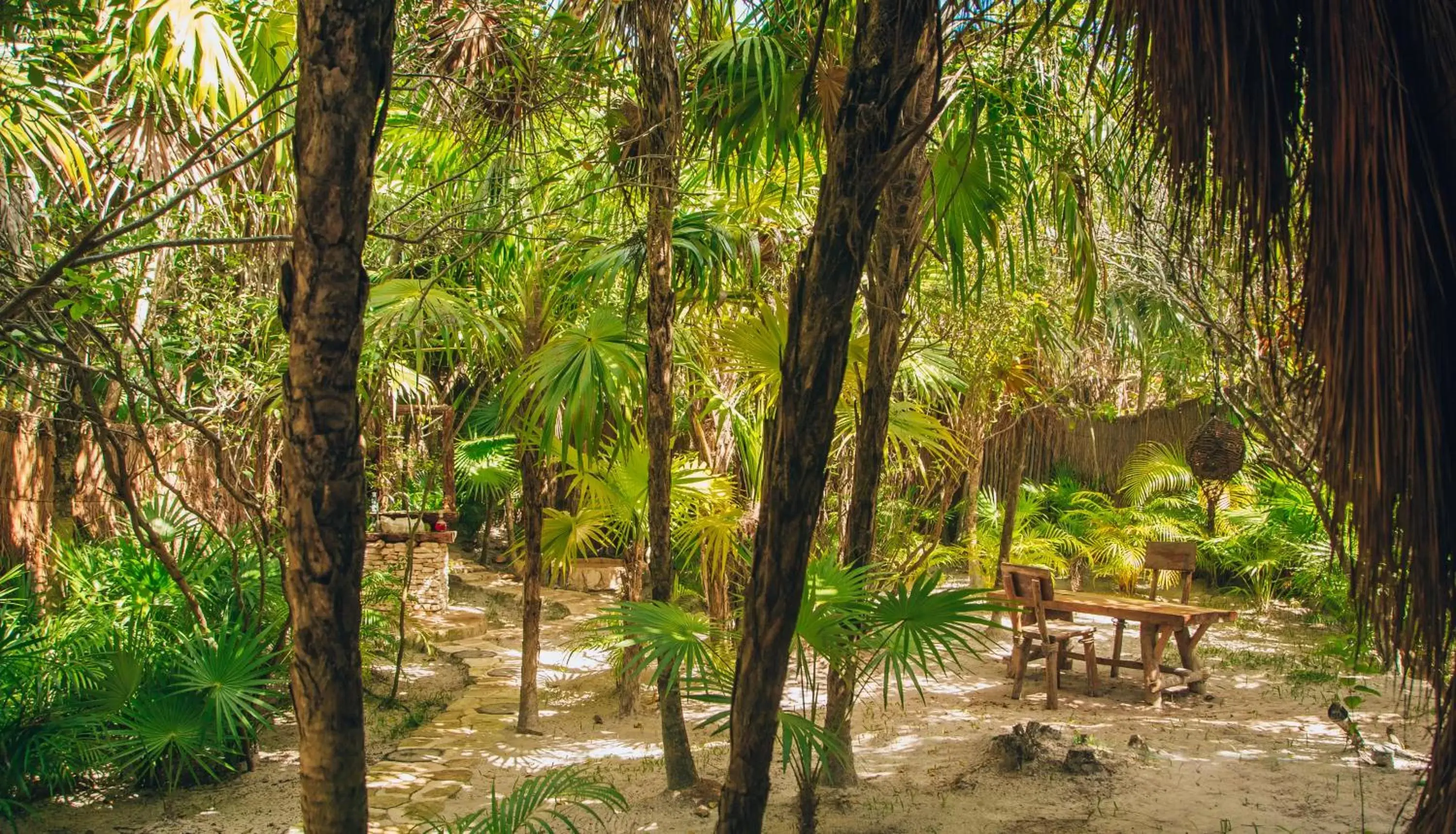 Garden in Ikal Tulum Hotel