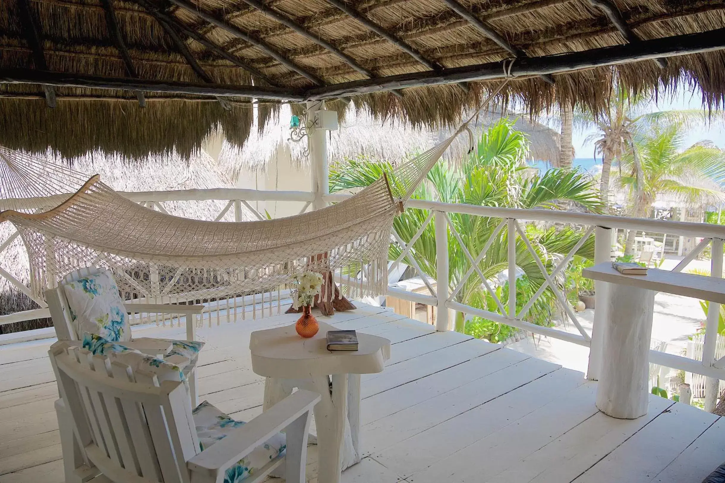 Balcony/Terrace in Punta Piedra Beach Posada