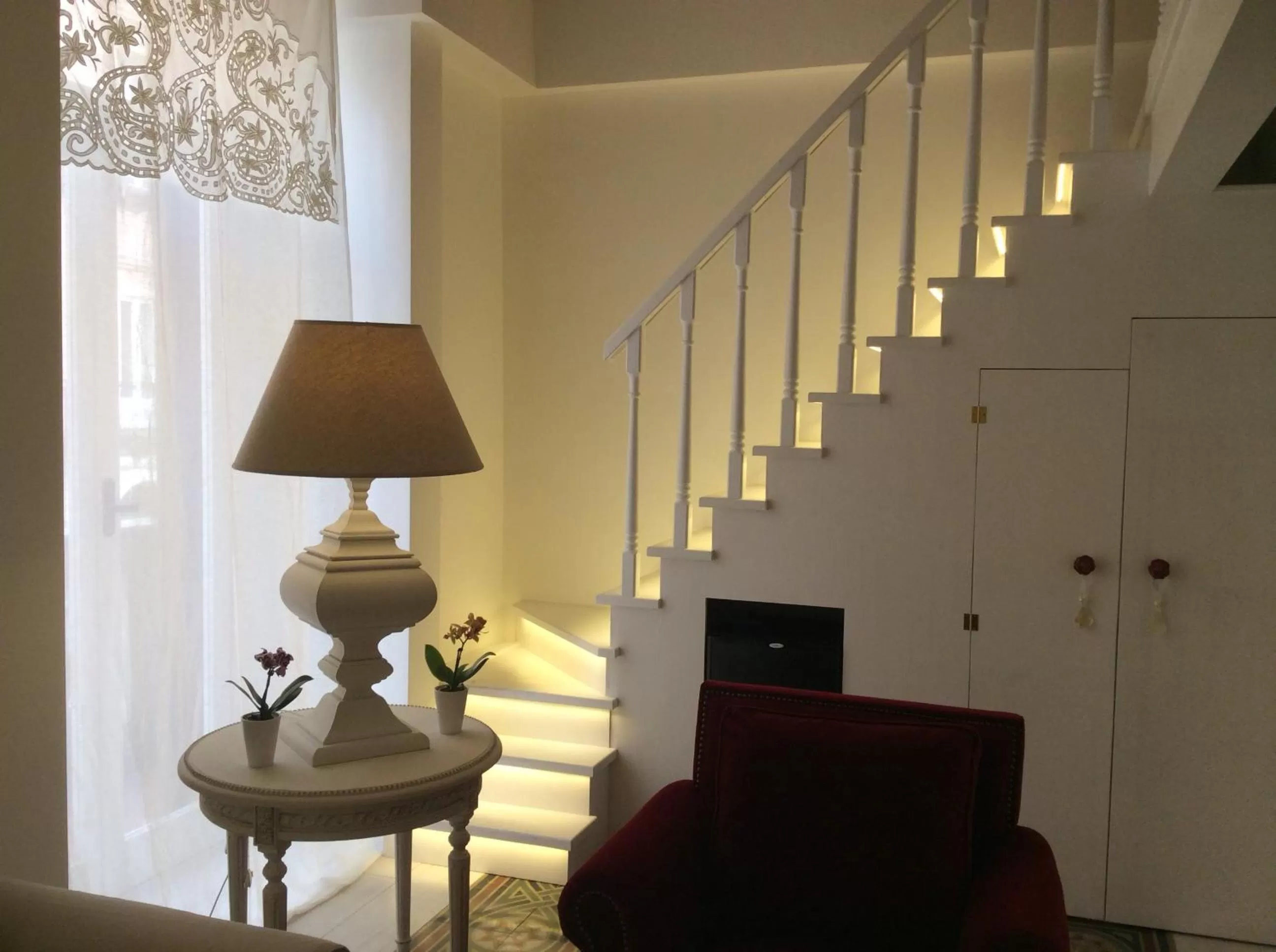 Living room in Suite Le Perle