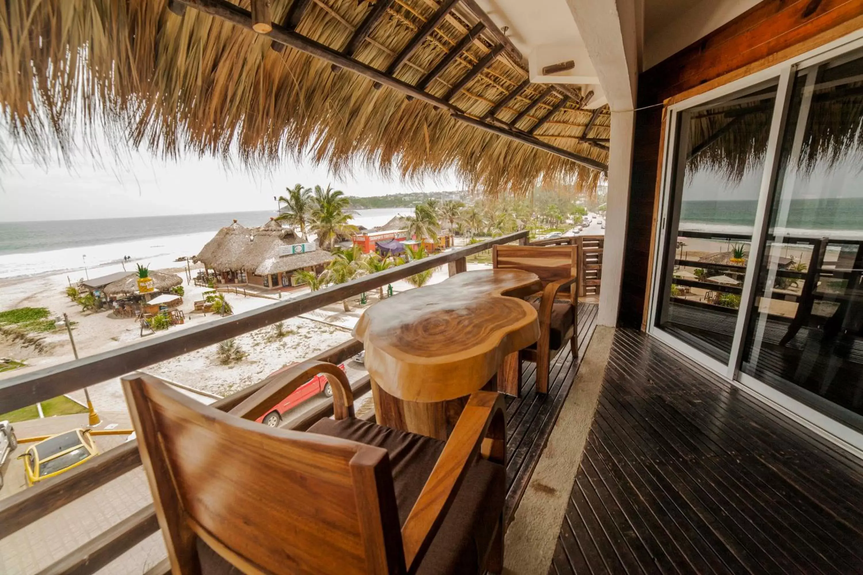 Balcony/Terrace in Bungalows Zicatela