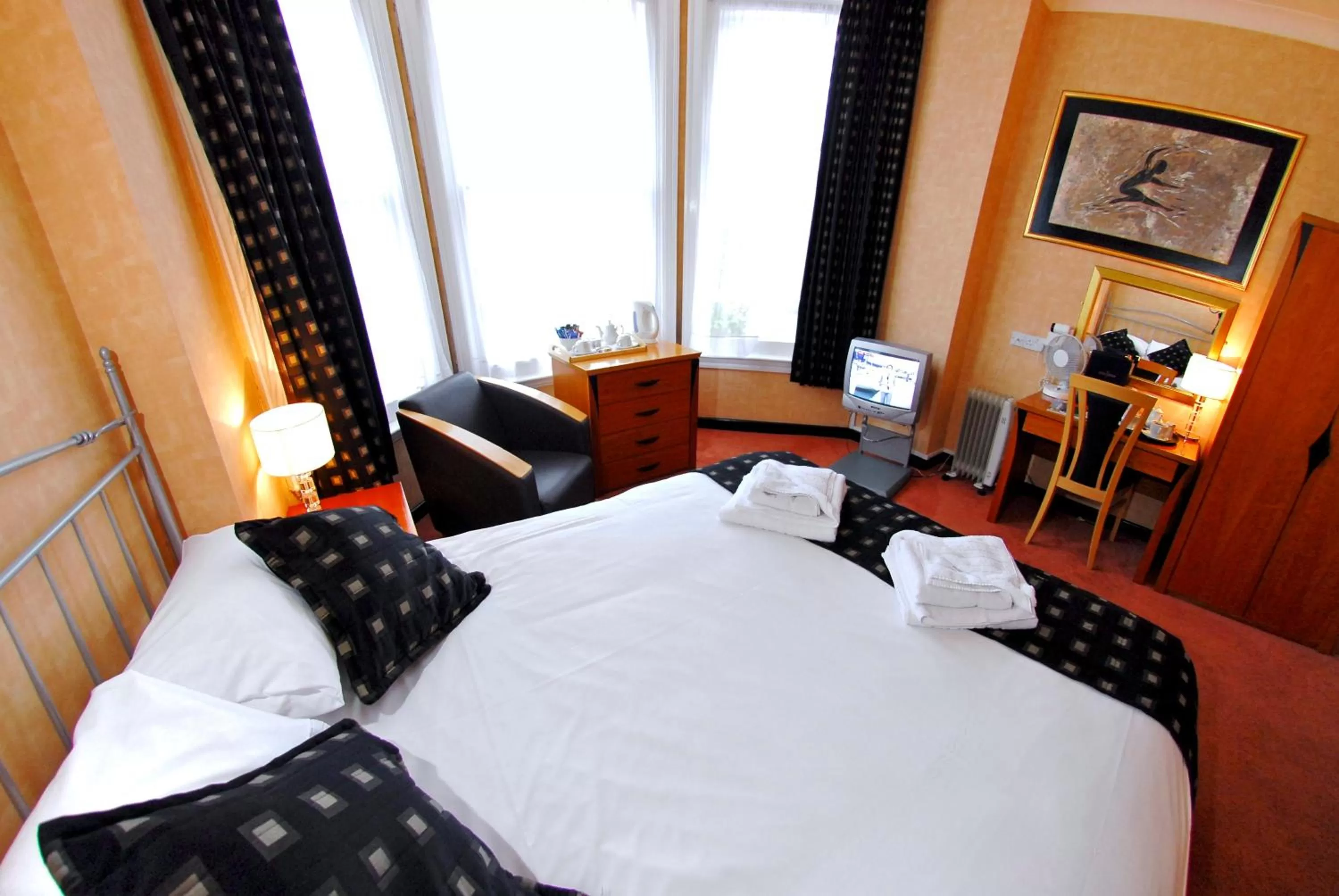 Bed in Royal Exeter Hotel