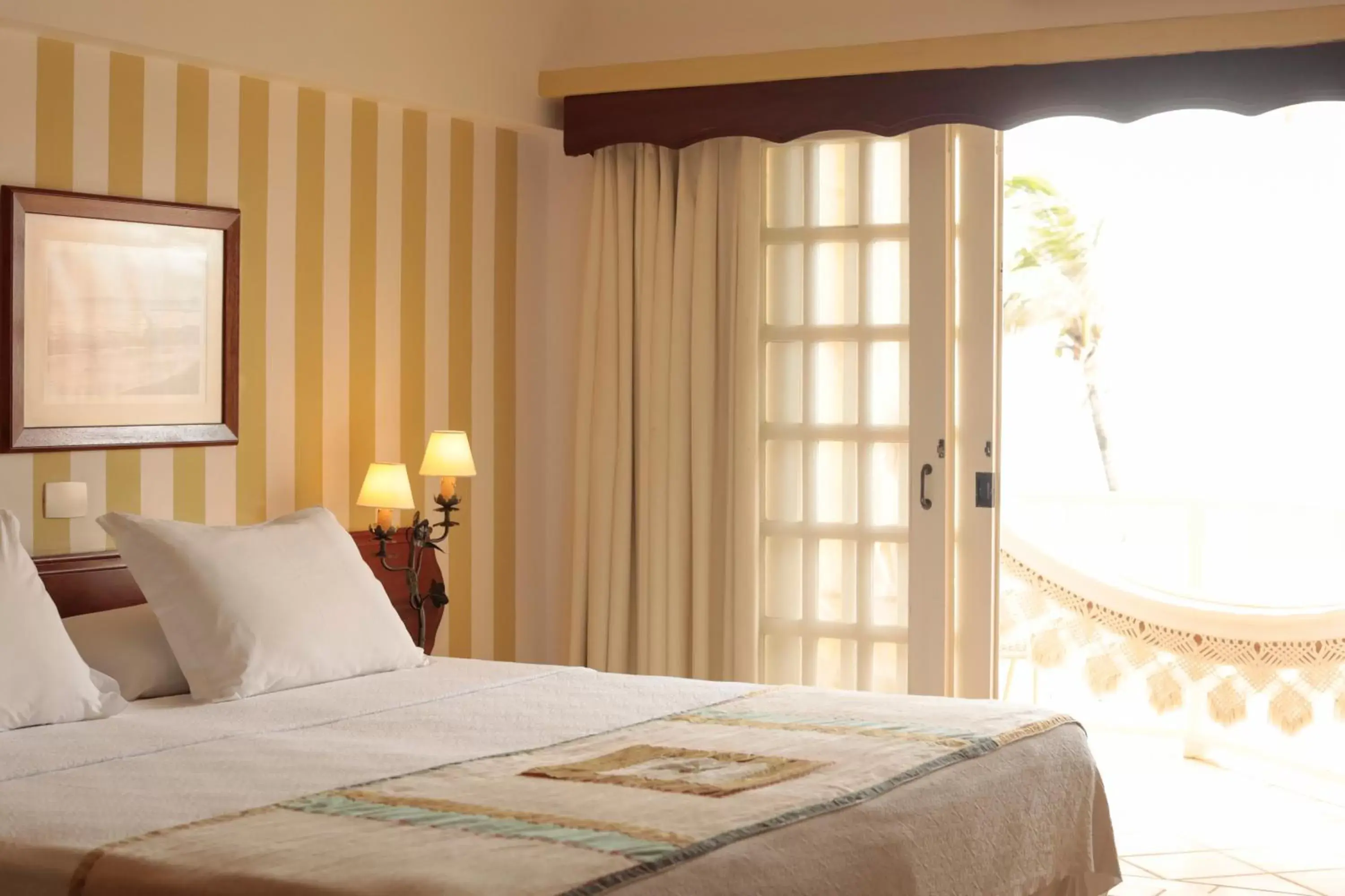 Bed in Manary Praia Hotel