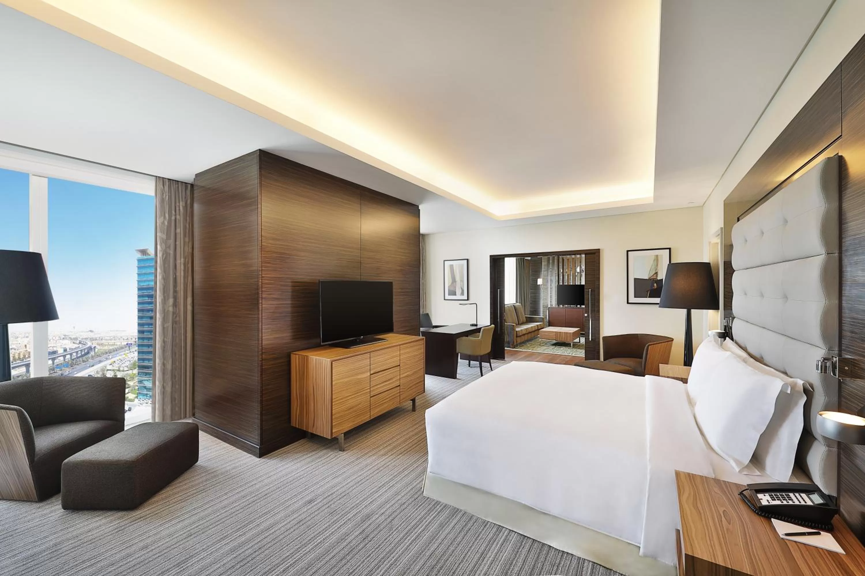 Bed in Hilton Riyadh Hotel & Residences