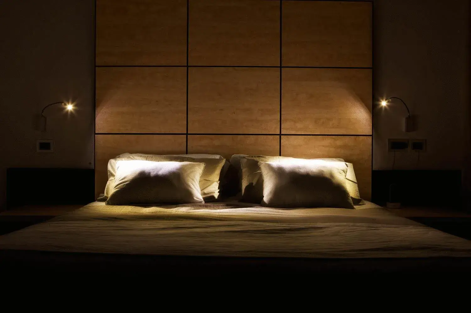 Bed in Hotel Cimarosa