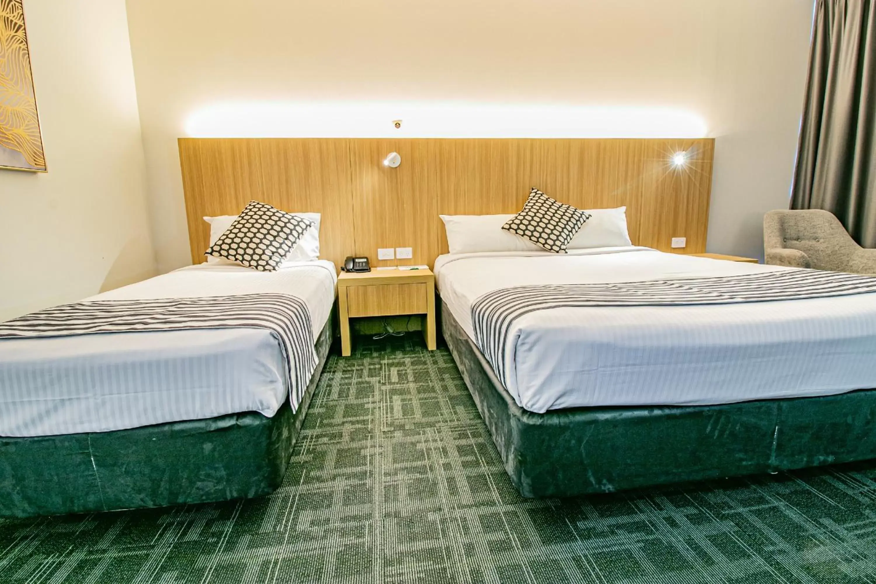 Bed in Absolute Beachfront Opal Cove Resort Bed in Absolute Beachfront Opal Cove Resort