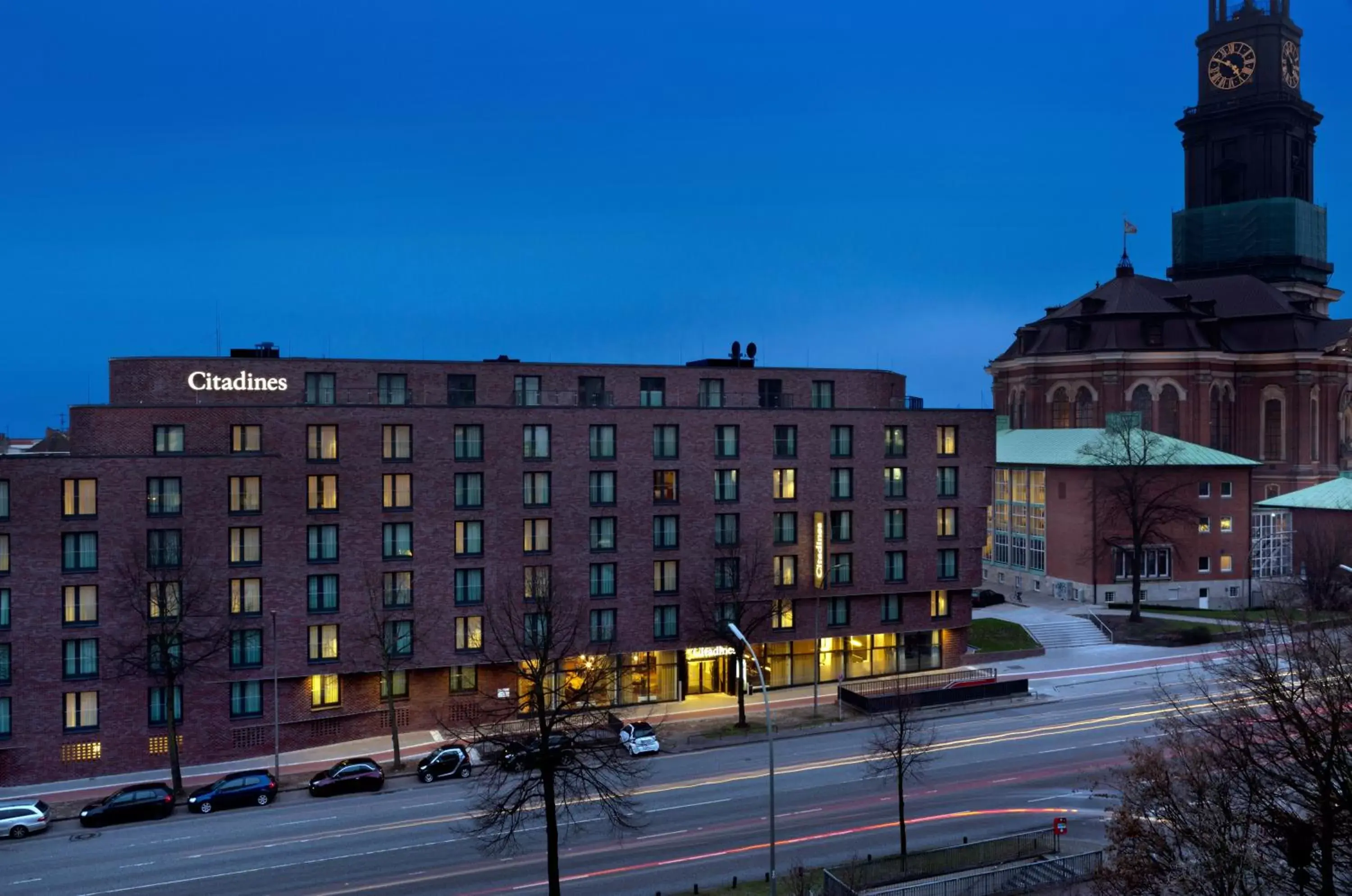 City view, Property Building in Citadines Michel Hamburg