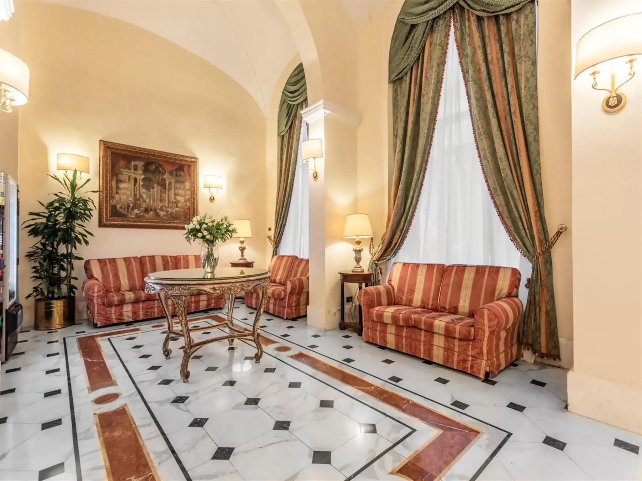 Lobby or reception in Raeli Hotel Archimede Lobby or reception in Raeli Hotel Archimede